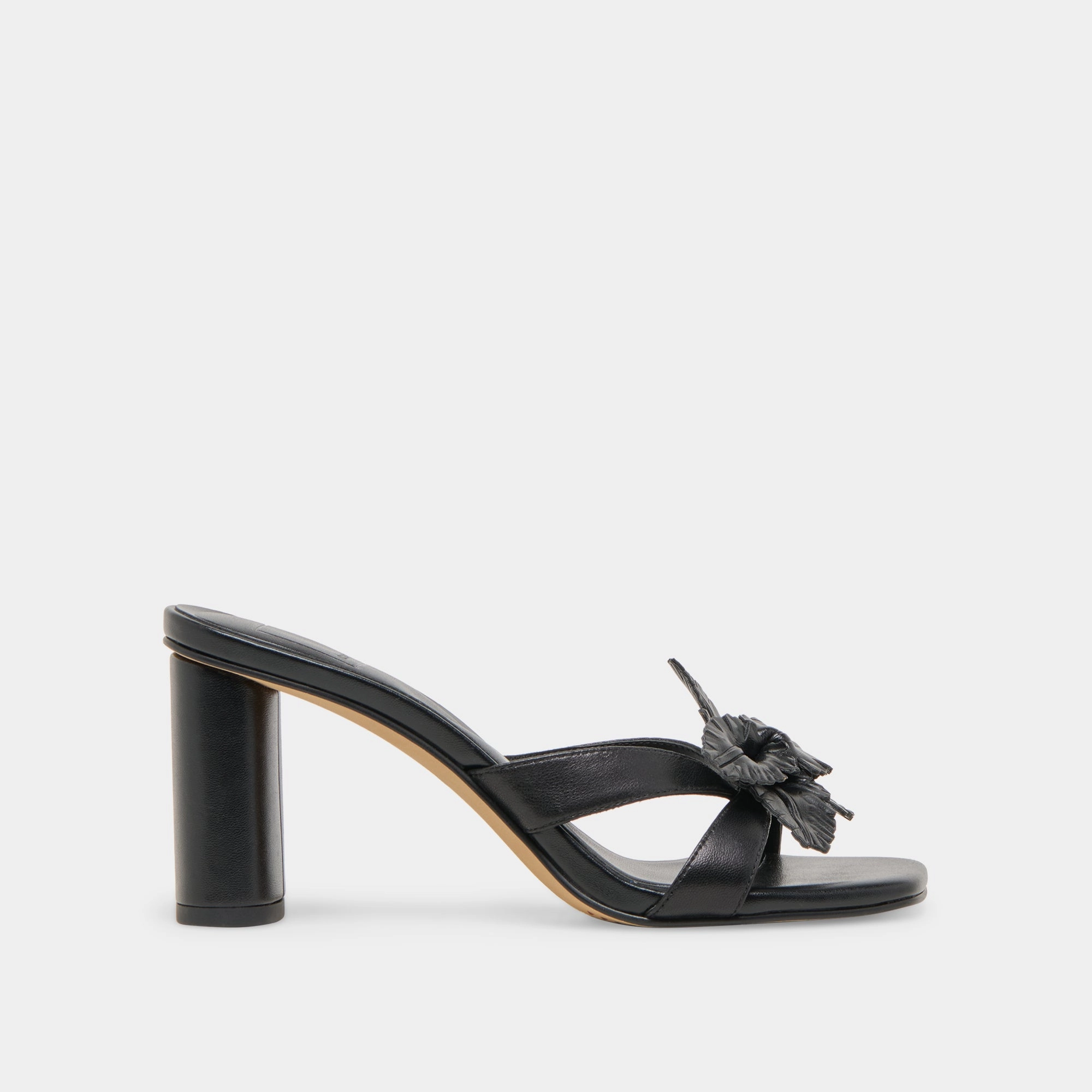 NIKIL HEELS BLACK LEATHER Sexy Step