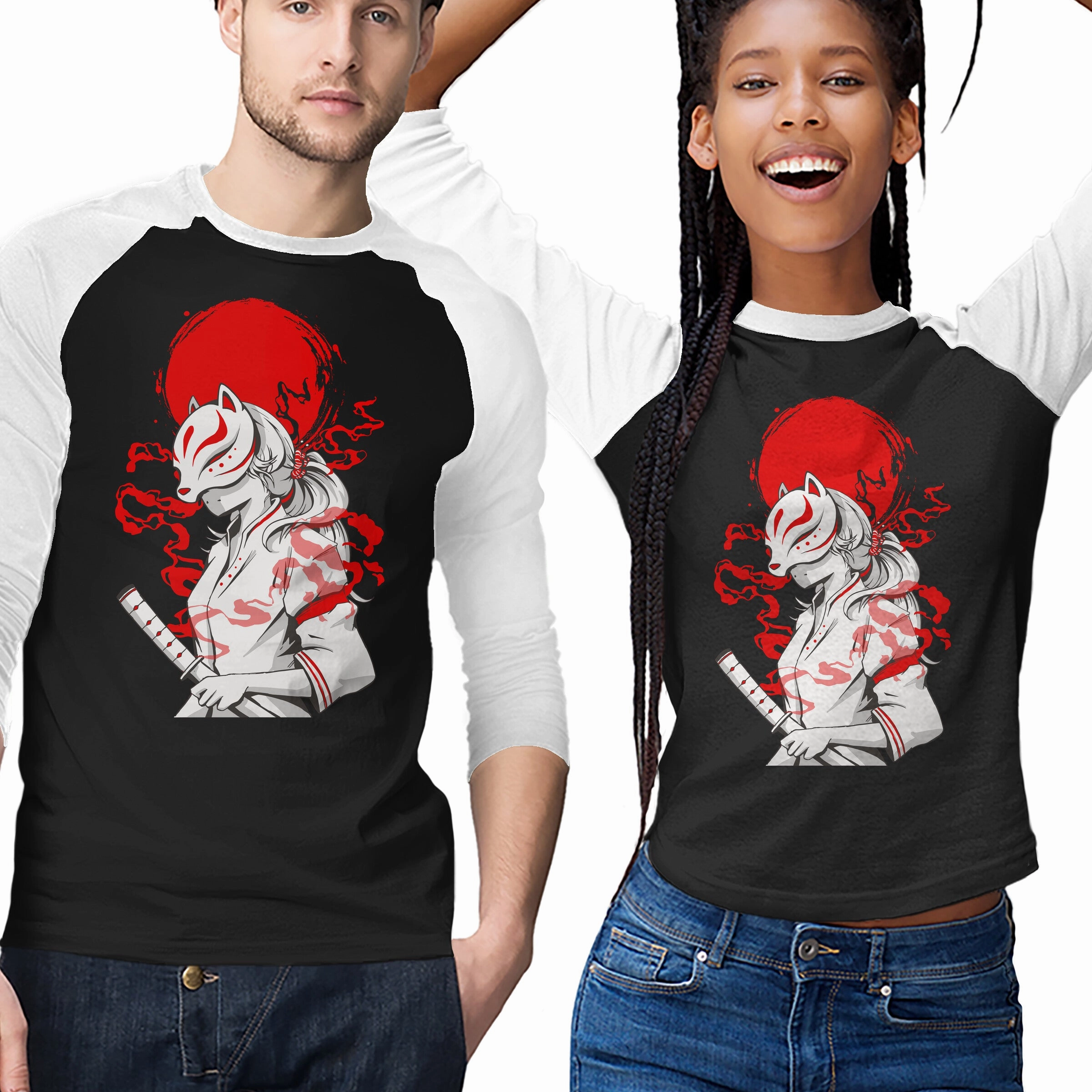 Casual Essentials Wear Kitsune Samurai Girl