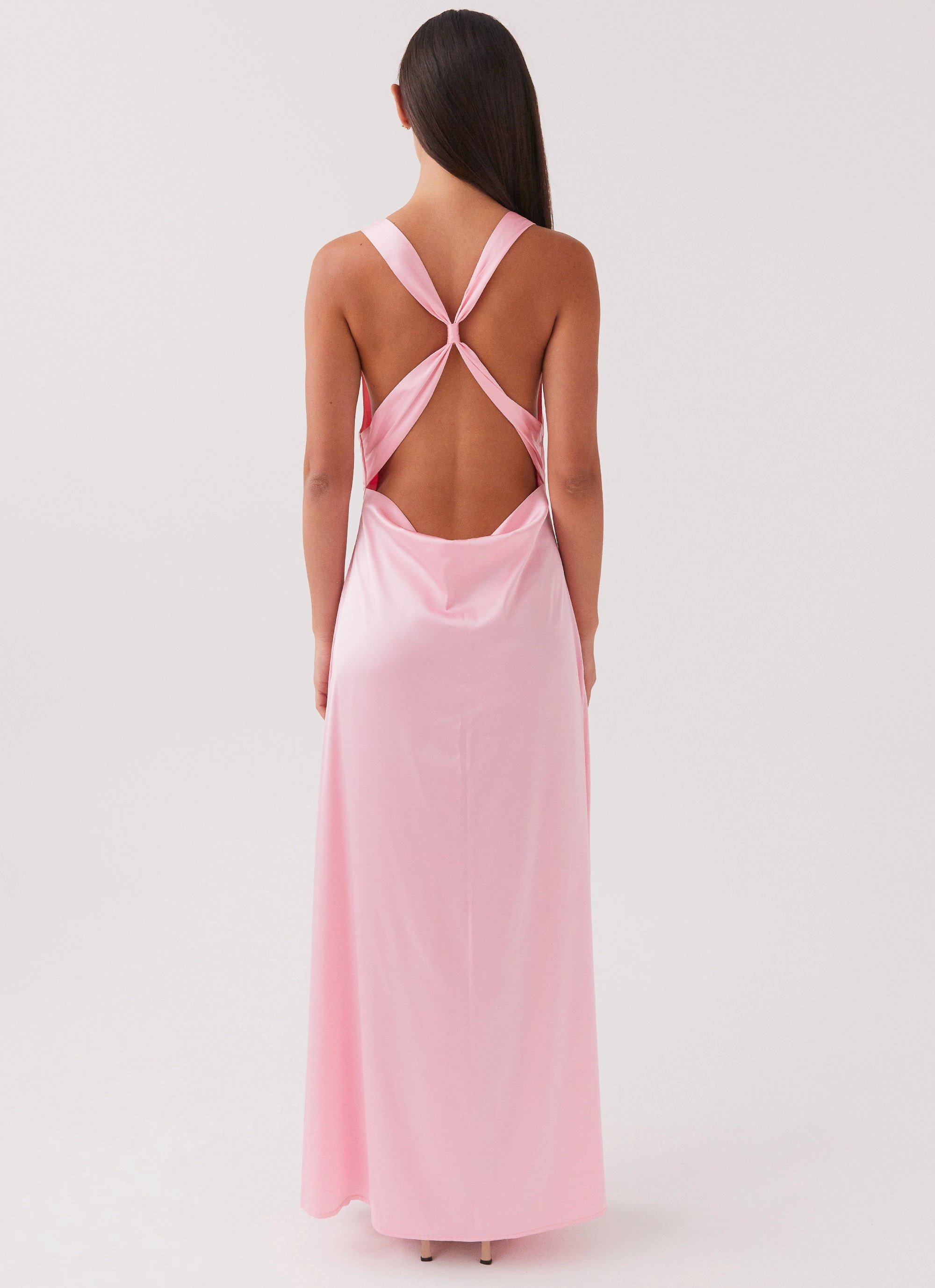 Musa Maxi Dress - Candy Abstract Pattern Sheer Light