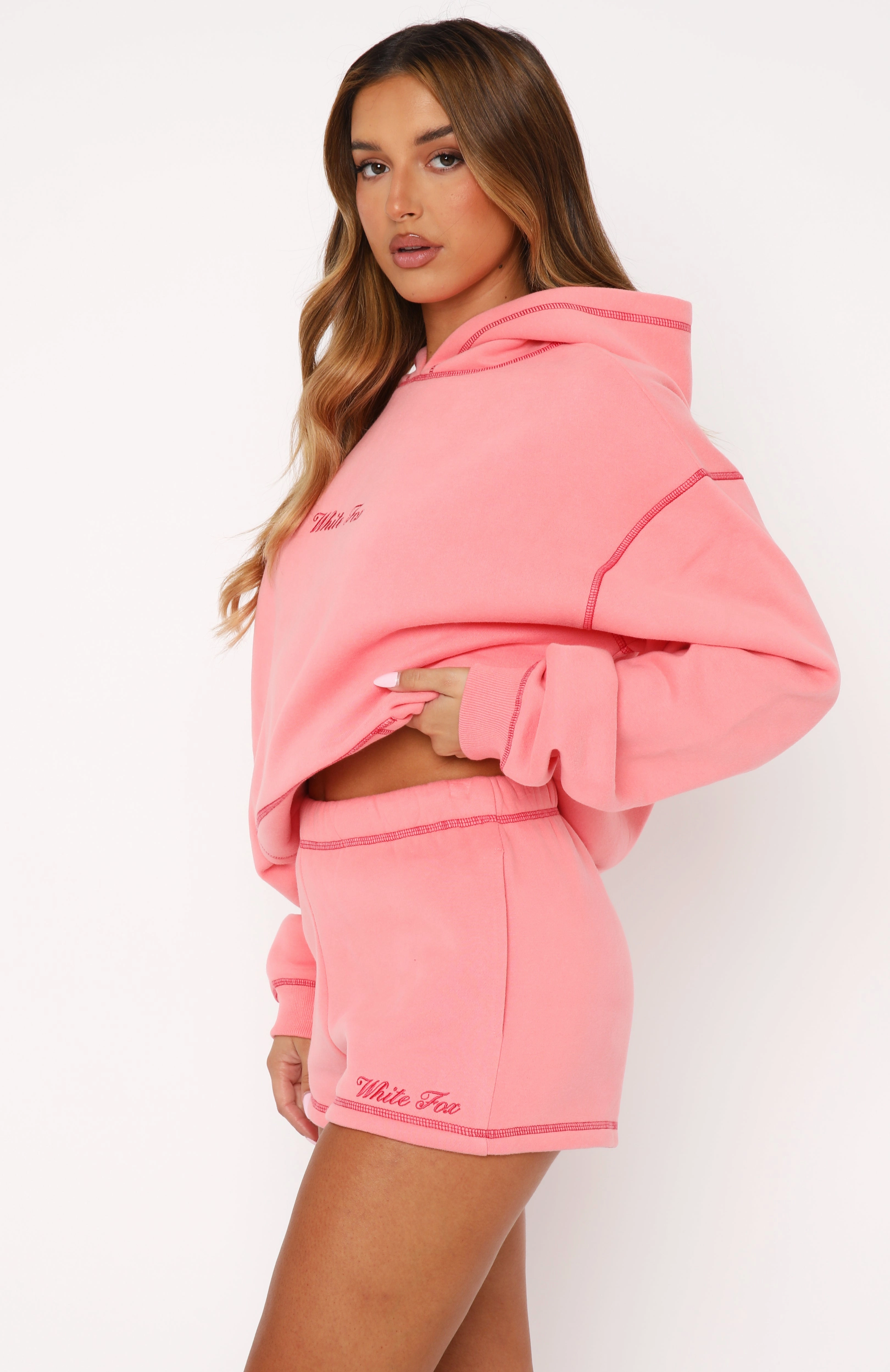 Instant Attraction Lounge Shorts Melon Fitted Design