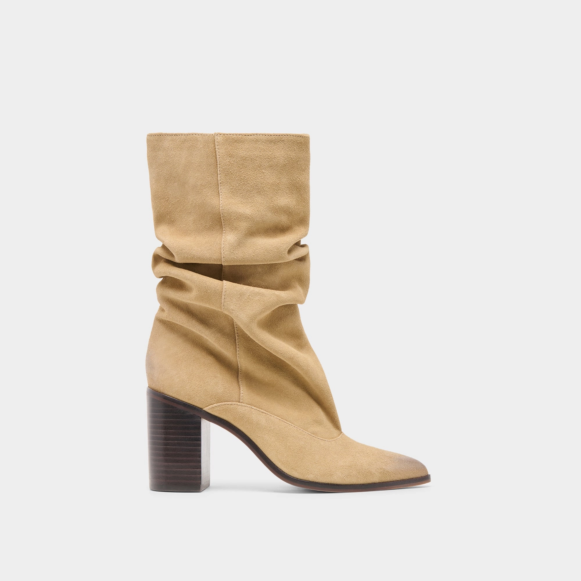 TALINA BOOTS DK TAUPE SUEDE Slip Resistant Mountain Climber
