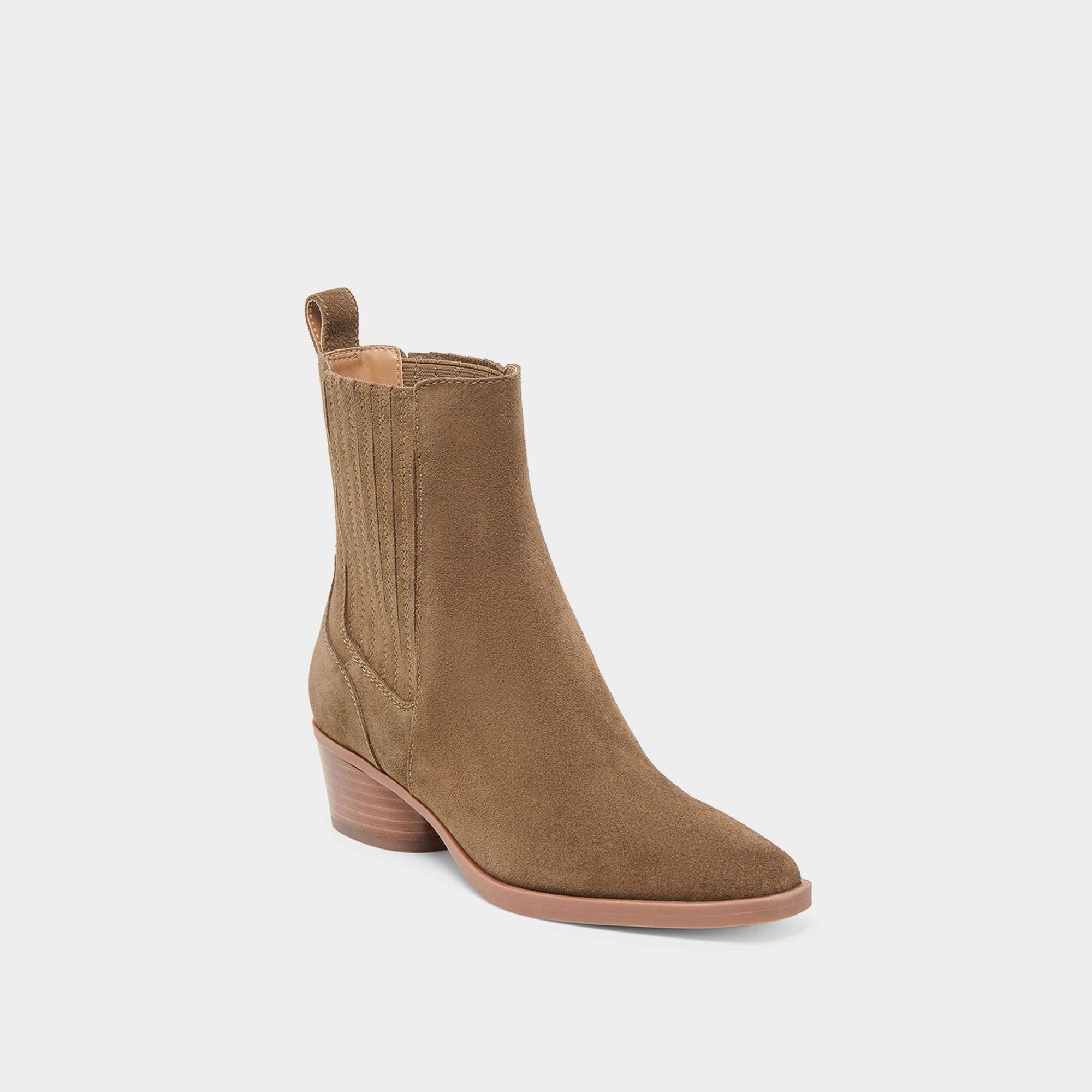 FAINT H2O BOOTIES OLIVE SUEDE Street Ready