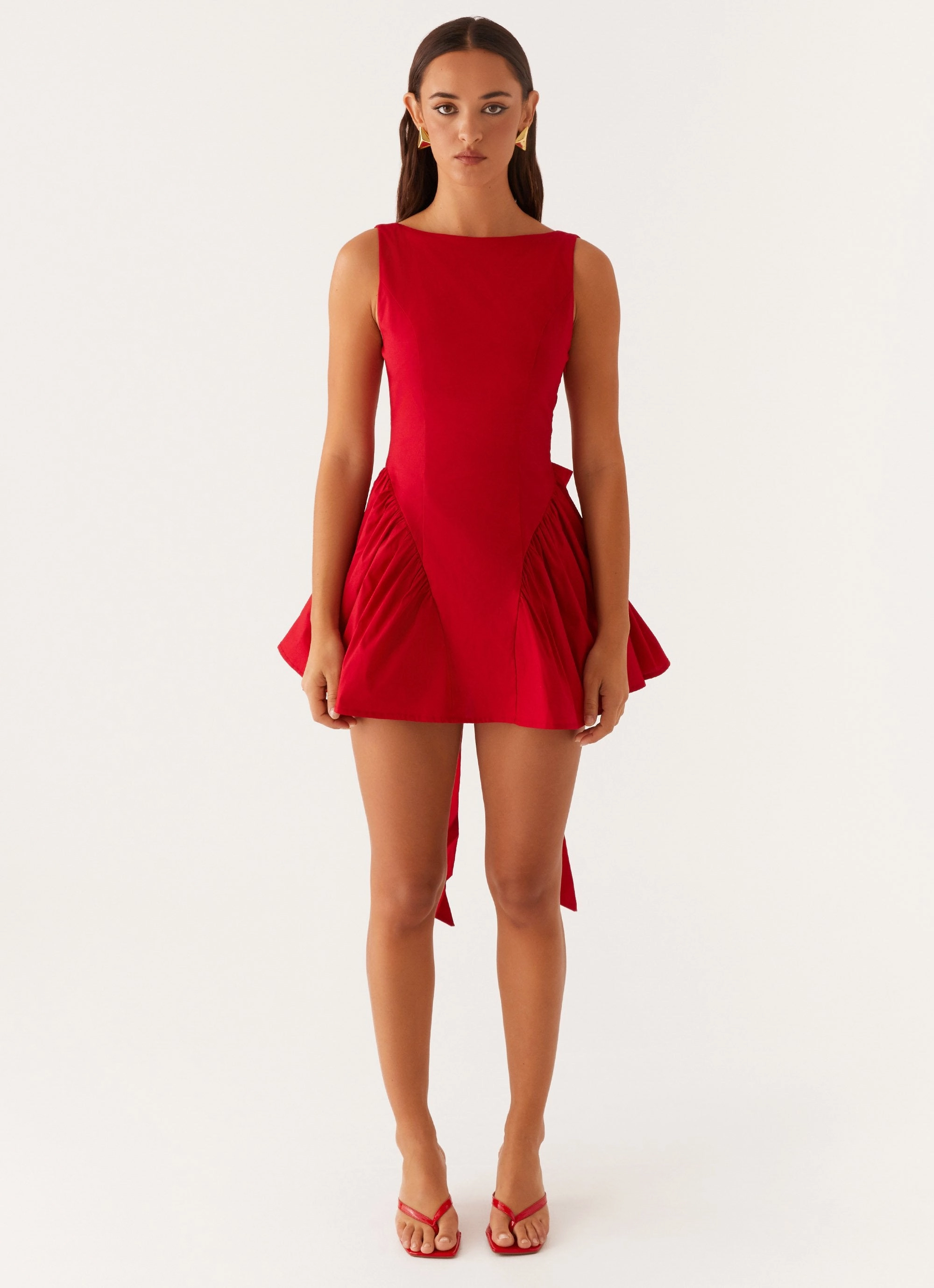 Invited Mini Dress - Red Mood Glow