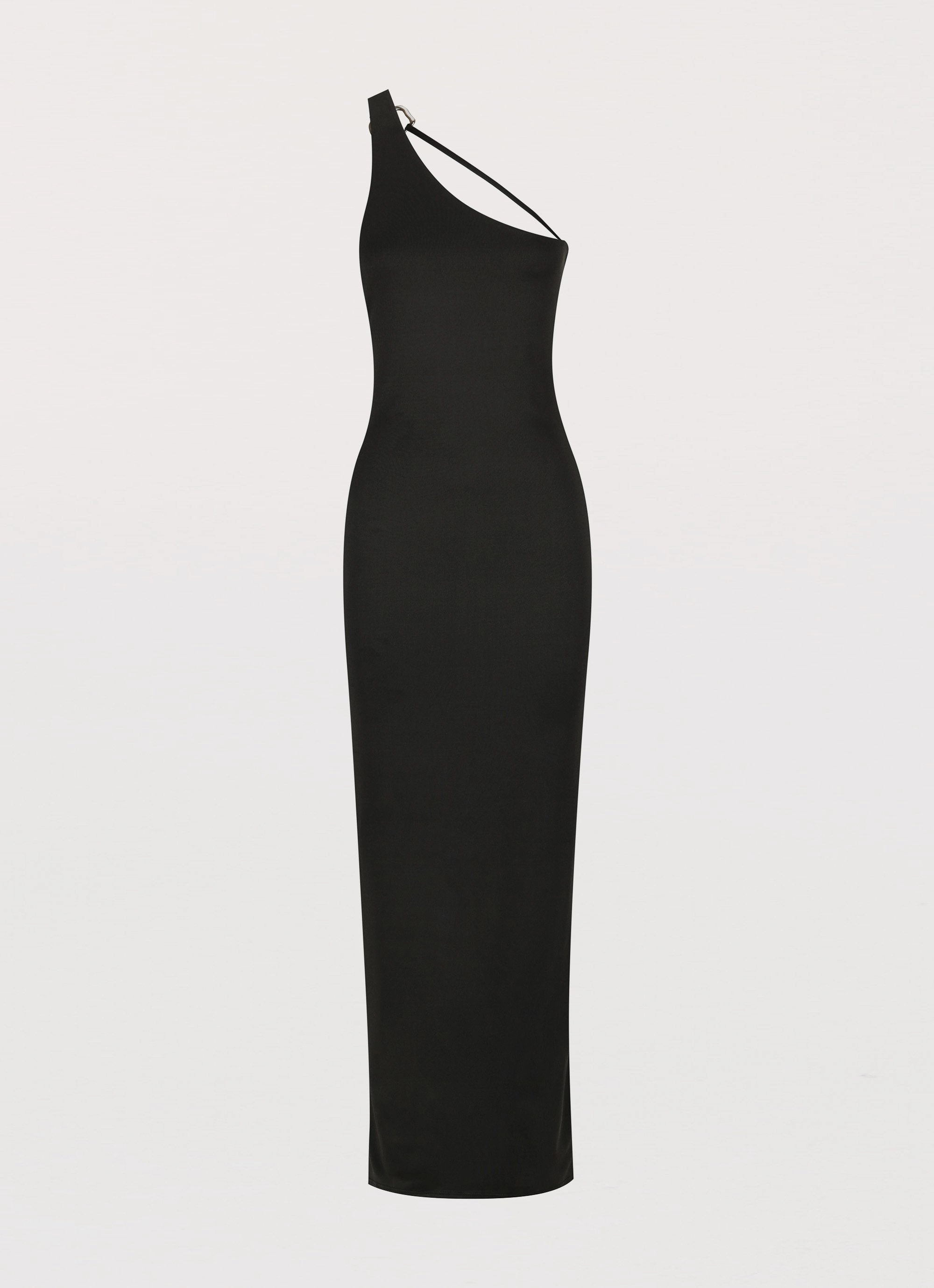 Fresh Color Night Party Iris Backless Maxi Dress - Black