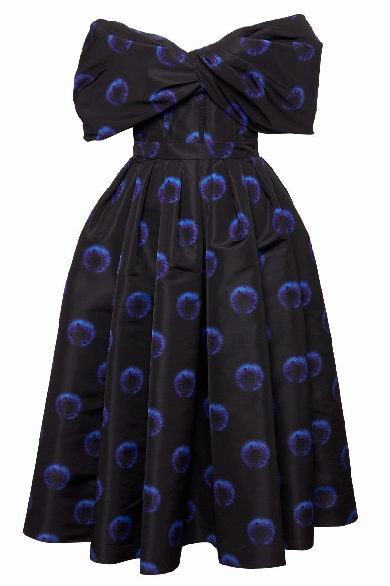 Iris Draped Dress Clean Structure