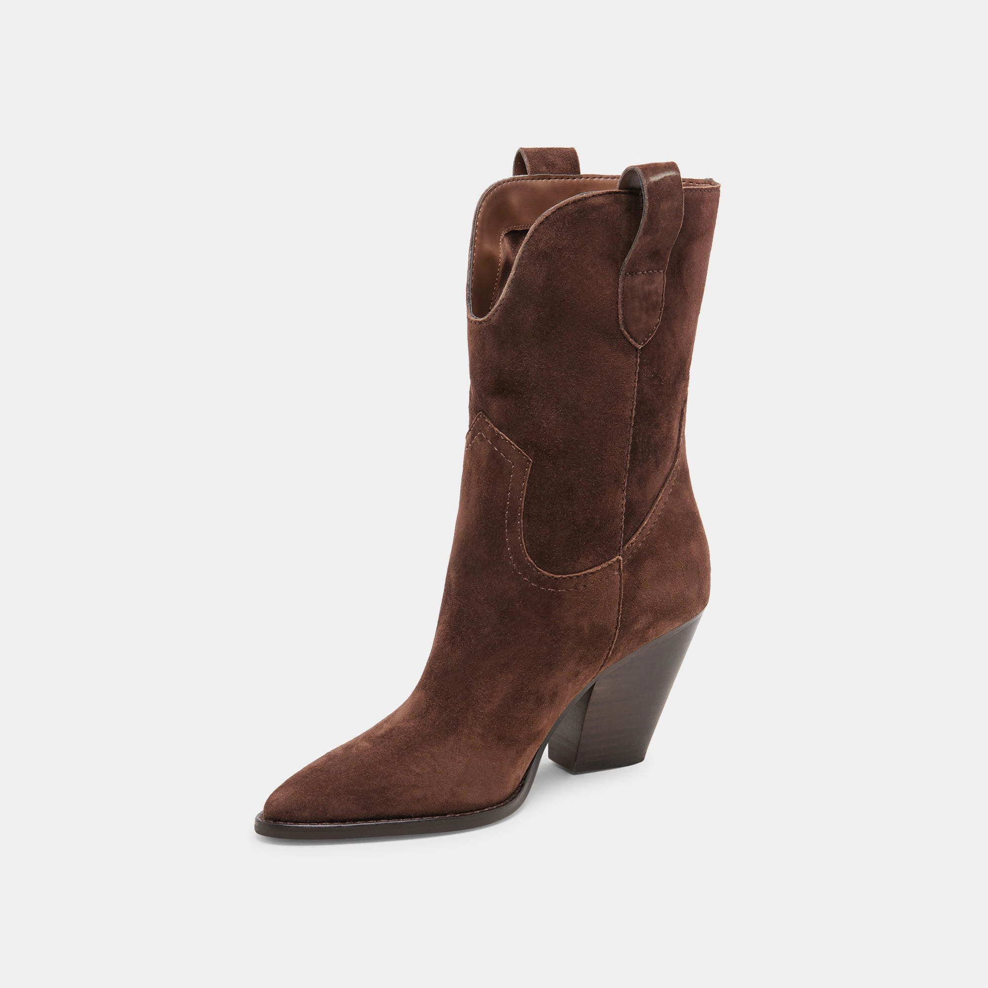 JESSEY BOOTS DK BROWN SUEDE Secure Hold