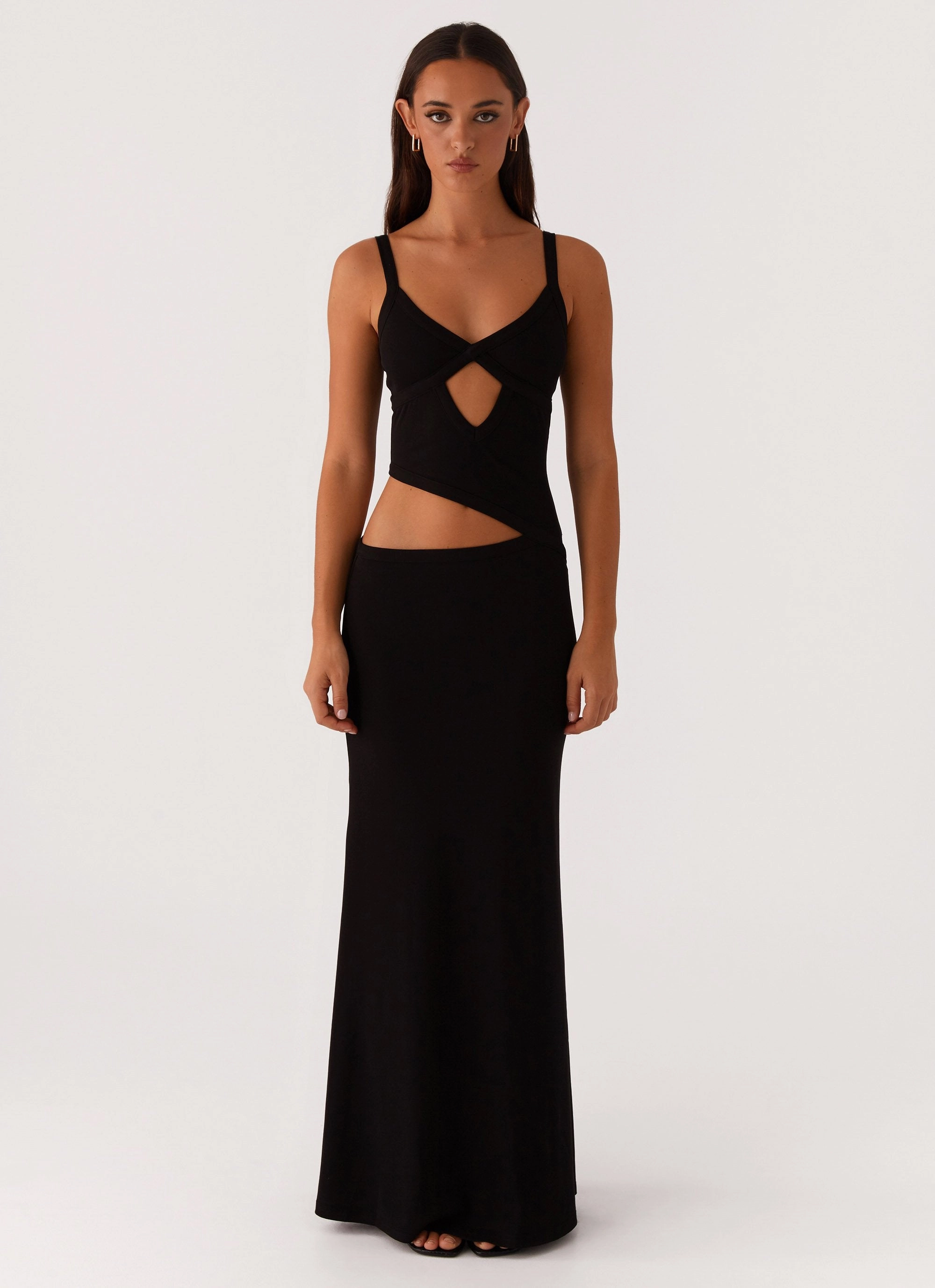 Soft Wear Stylish and Comfortable Jocelyn Maxi Dress - Black