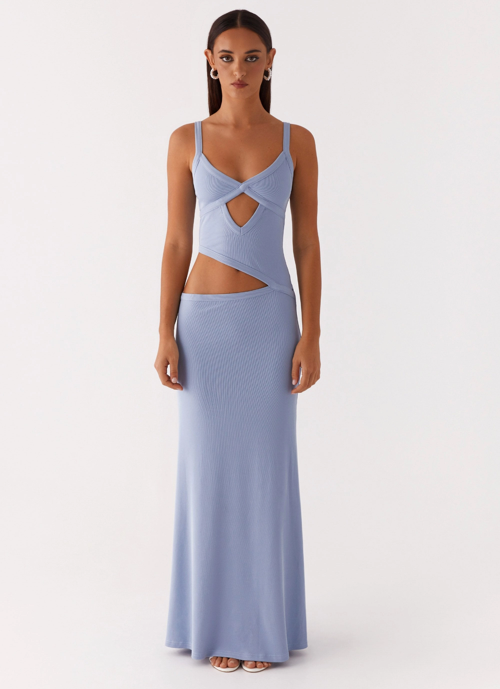 Sleeveless Jocelyn Maxi Dress - Blue