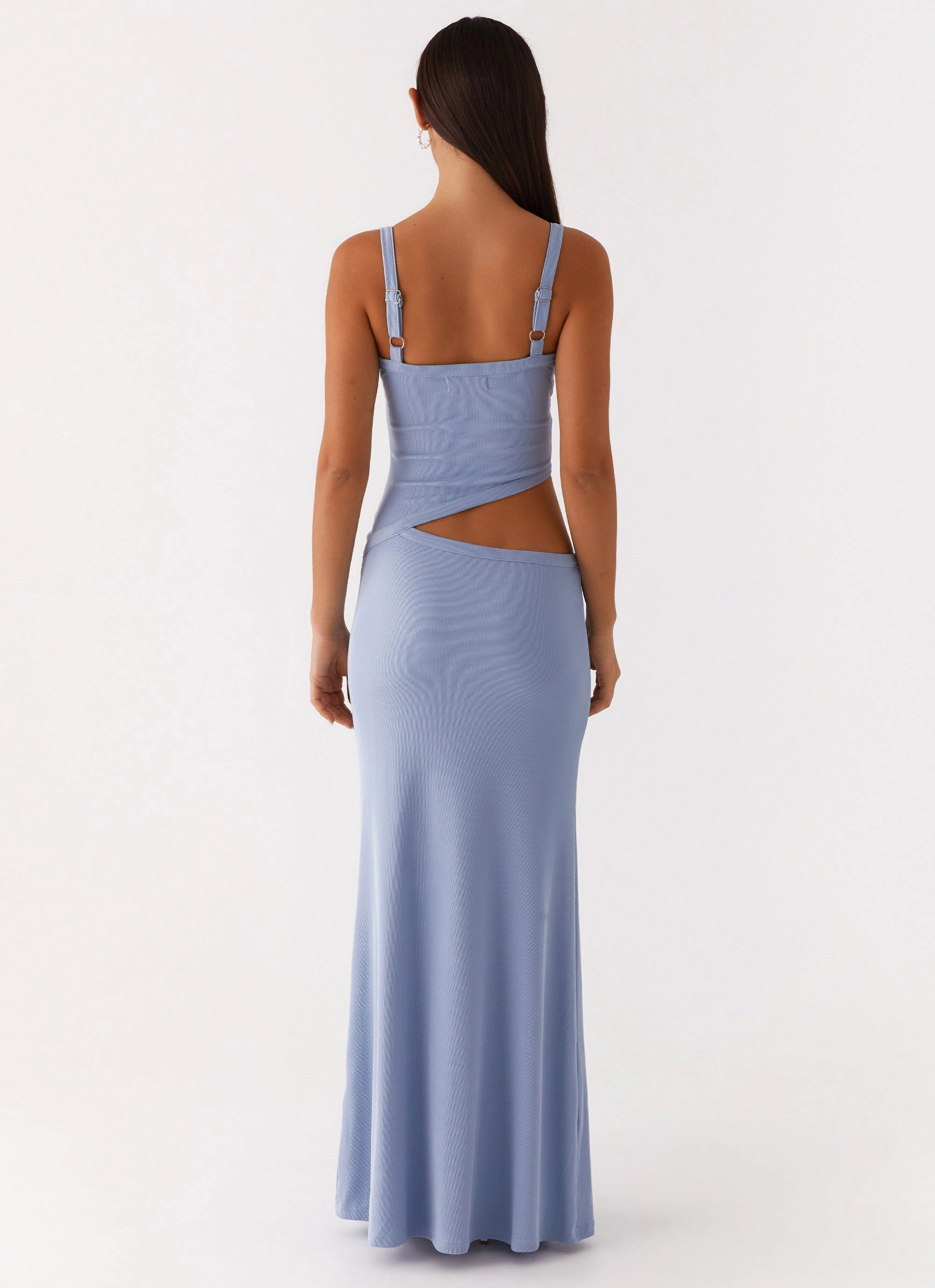Jocelyn Maxi Dress - Blue Light Outfit
