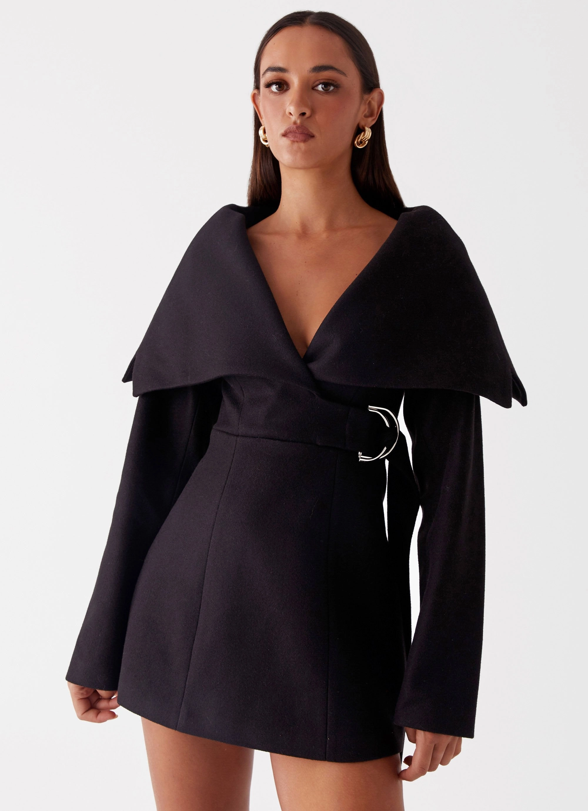 Season Ready Kaide Mini Dress - Black