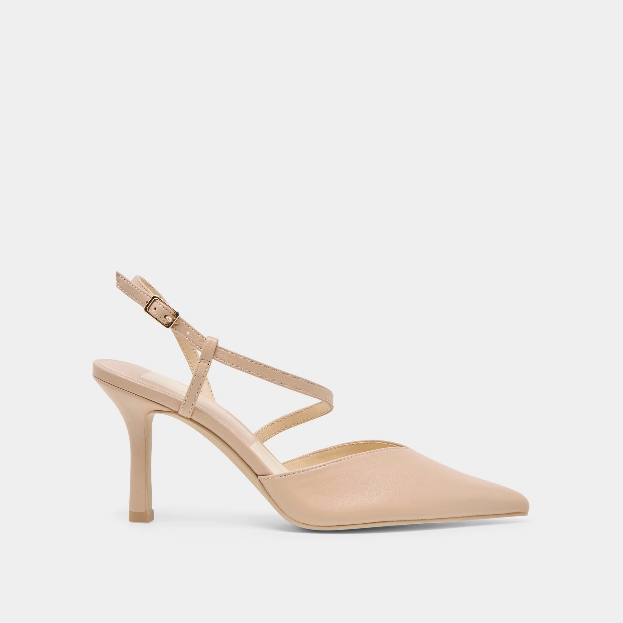 KAMRA HEELS BEIGE LEATHER Soft Interior