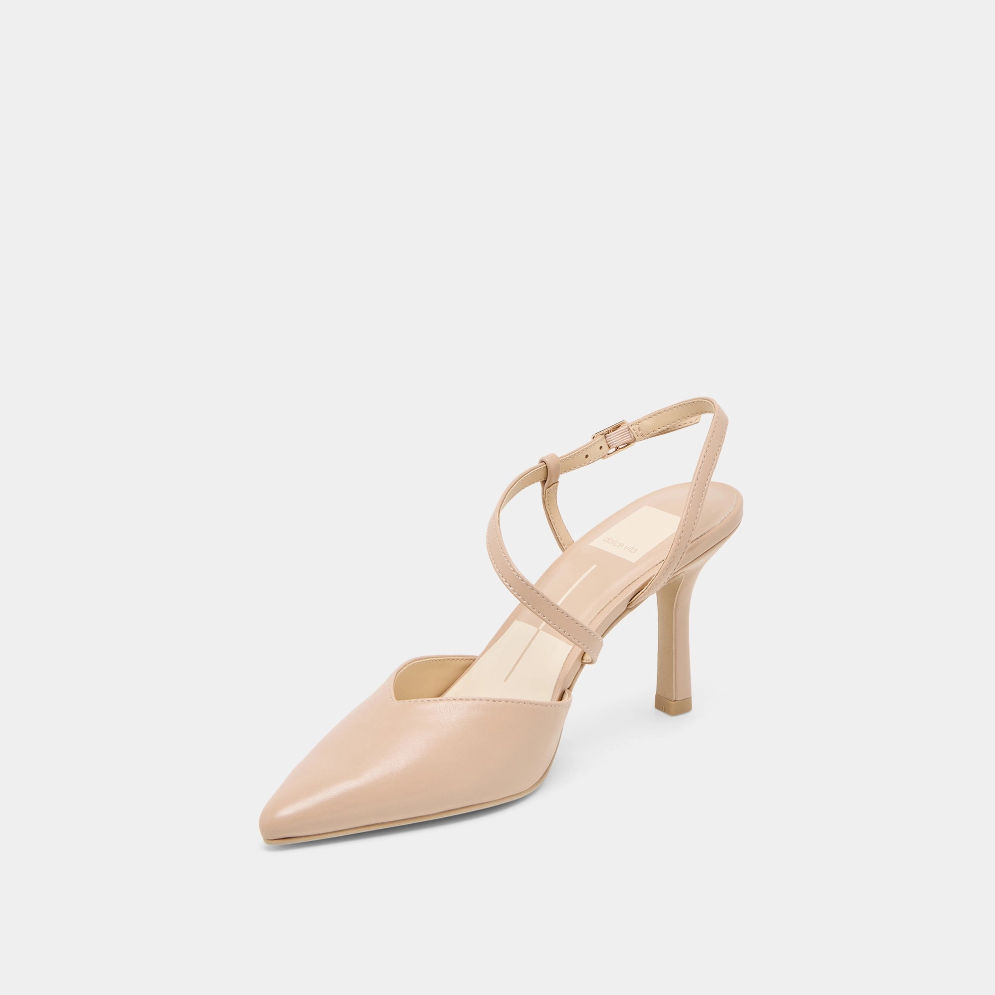 KAMRA HEELS BEIGE LEATHER Long Walk Soft foam
