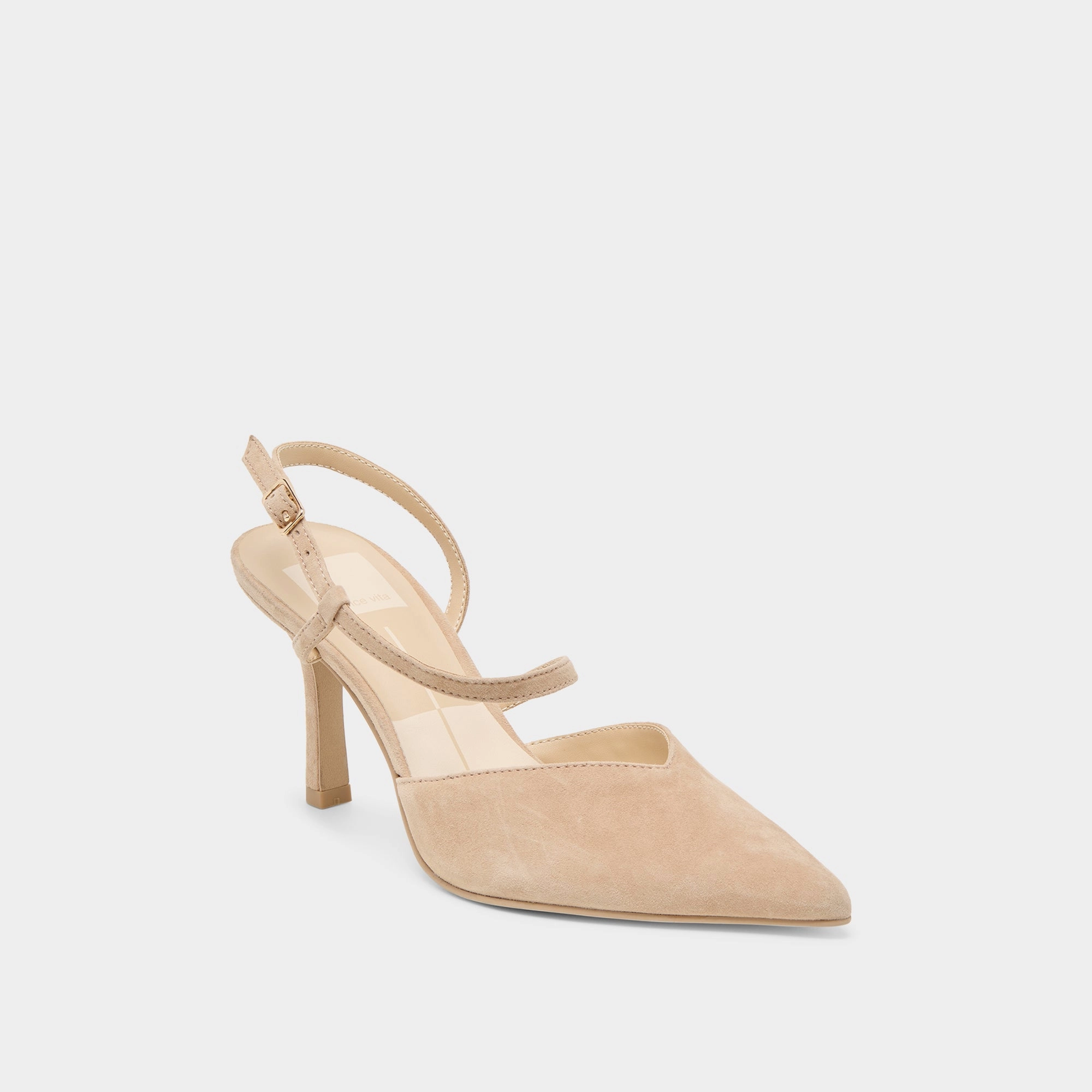 Beach Spark KAMRA HEELS CAMEL SUEDE