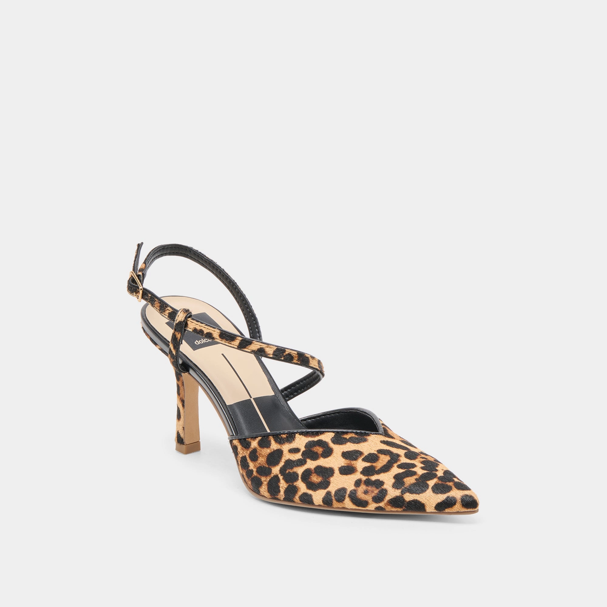KAMRA HEELS DK LEOPARD CALF HAIR City Proof