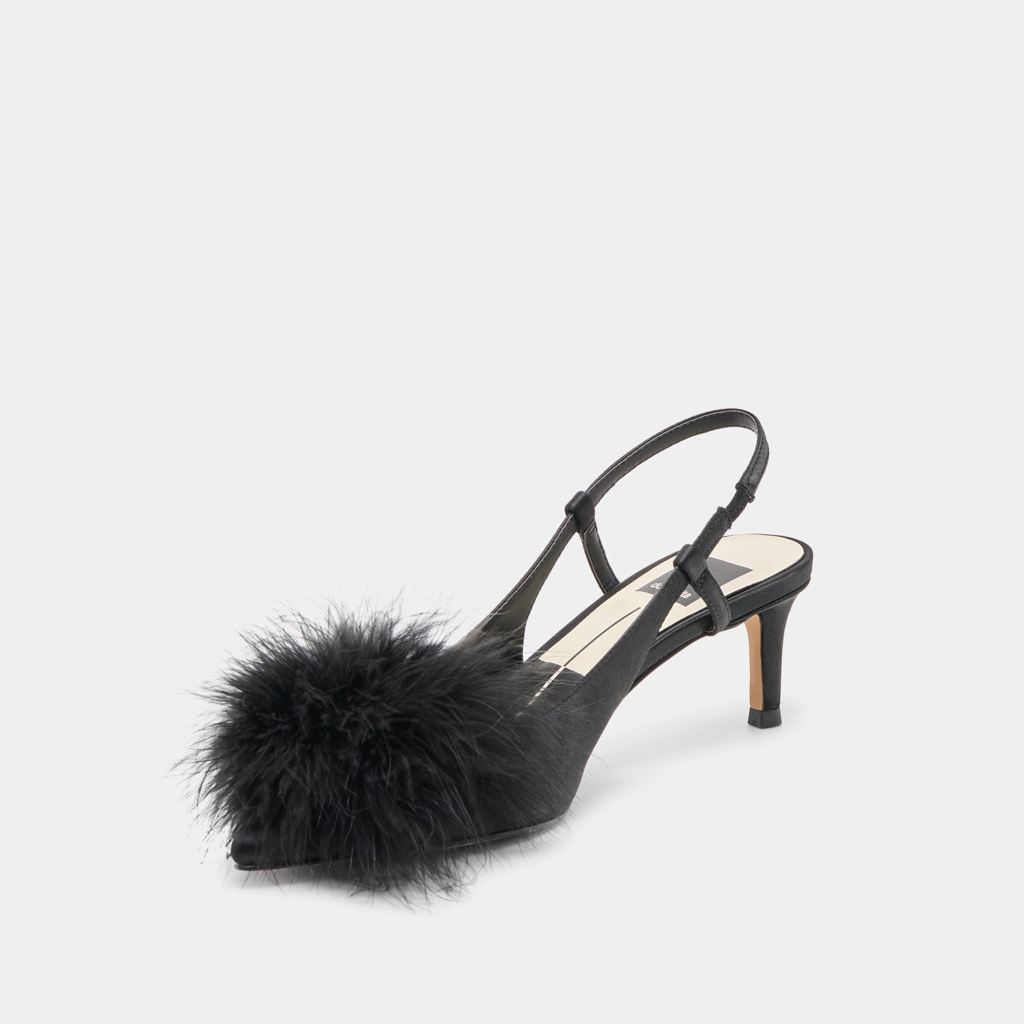 Arch Lift KAMY HEELS ONYX SATIN