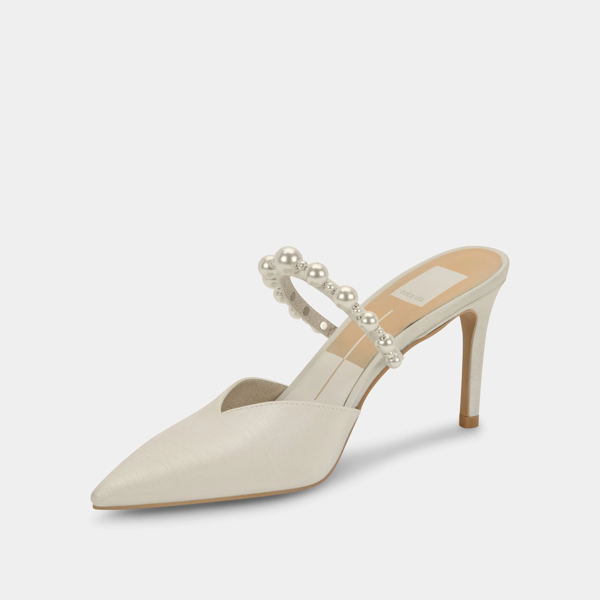 KANIKA PEARL WIDE HEELS VANILLA PEARLS Round Cut