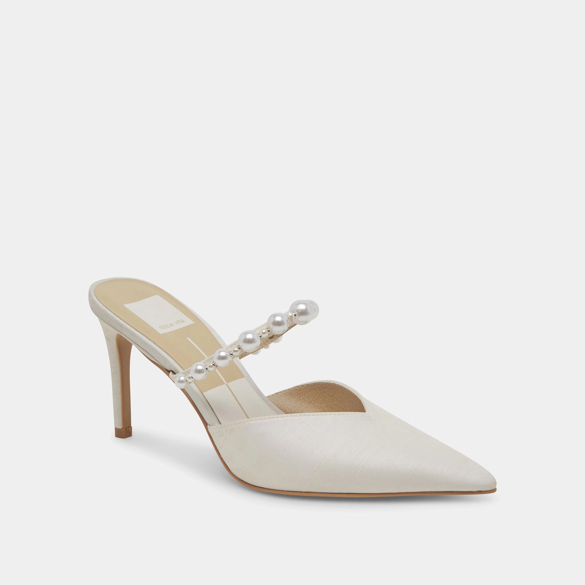 KANIKA PEARL WIDE HEELS VANILLA PEARLS Iconic Comfort