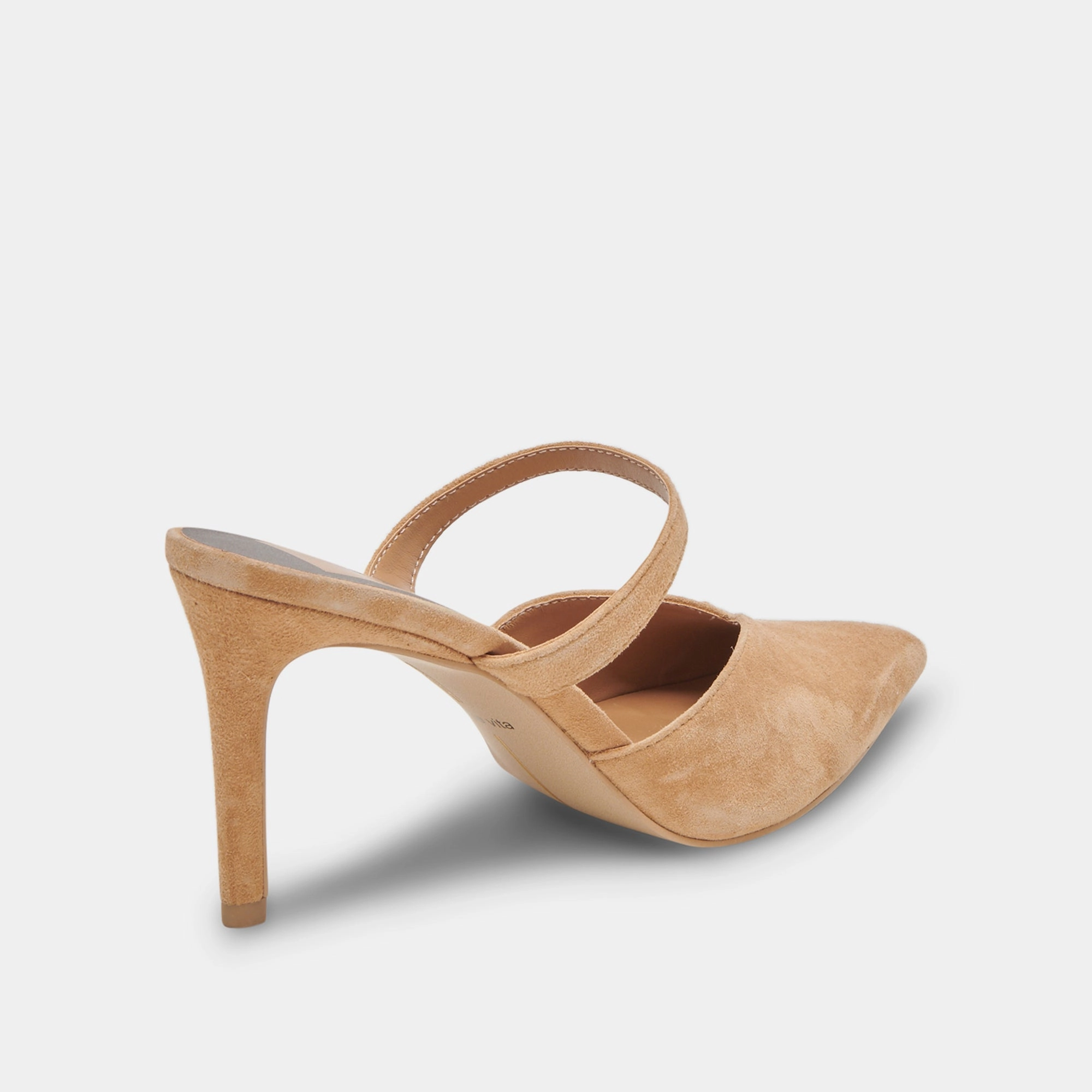 Happy Hour KANIKA WIDE HEELS TAN SUEDE