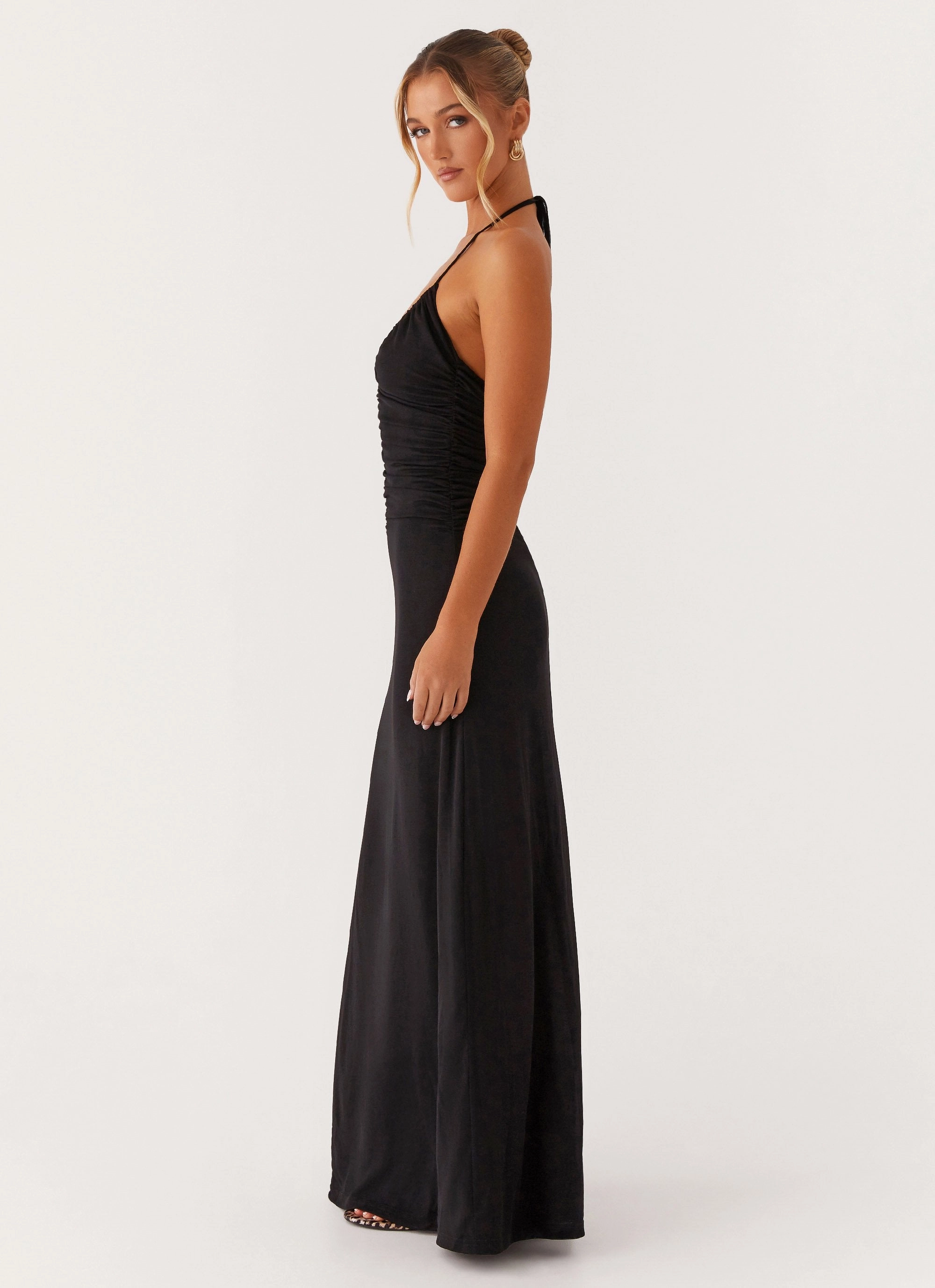 Thermal-Lined Family Vibe Kansas Maxi Dress - Black