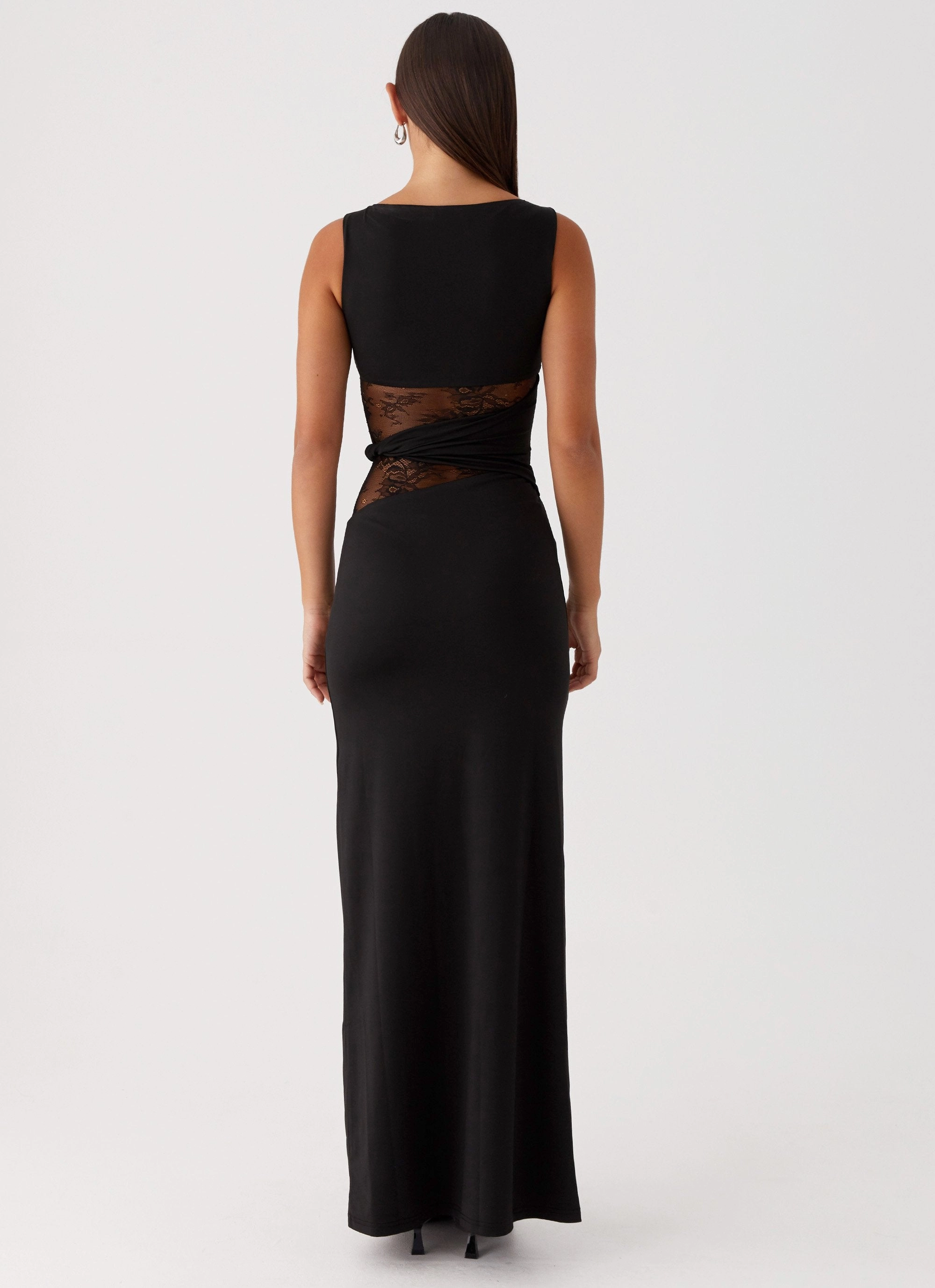 Karma Maxi Dress - Black Spring Ready Bust-Enhancing