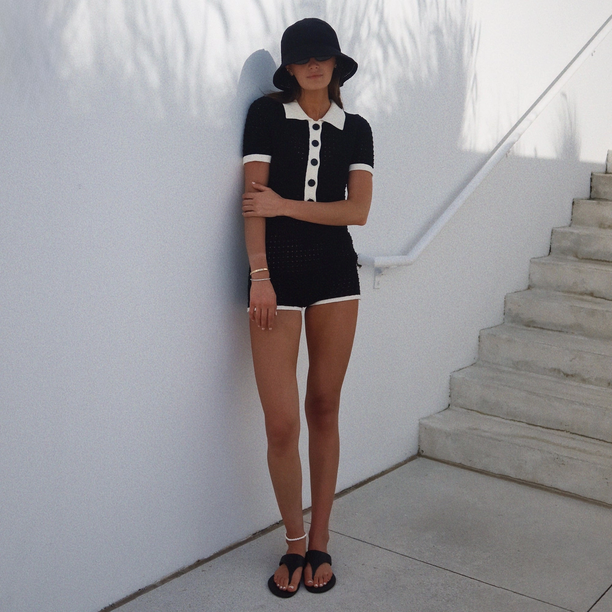 KITTLE SANDALS BLACK LEATHER Relaxed Beach Shoes Sandal Insoles