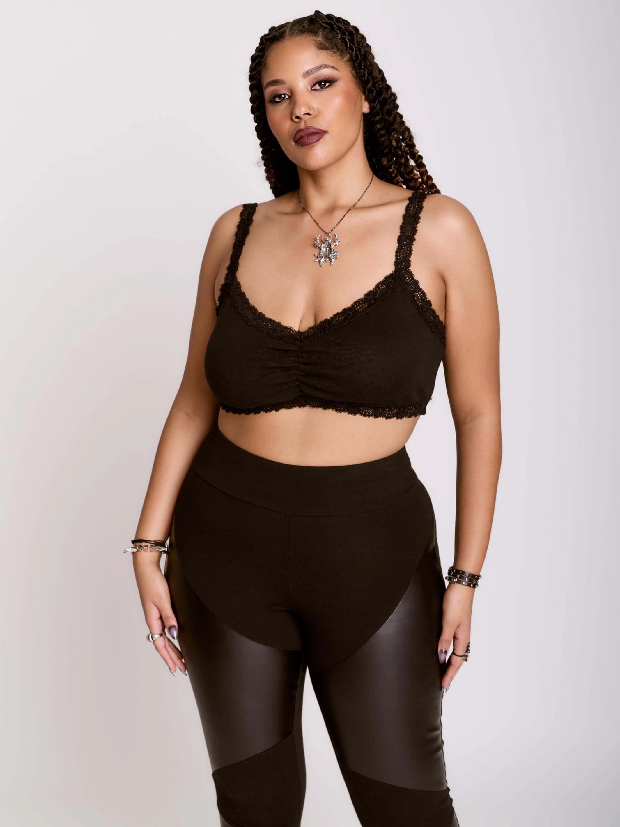 Lace Bralette Sweat Resistant Inner Layer