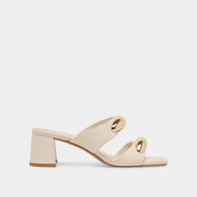 Confidence Spark Ankle Loop BARNET HEELS BONE LEATHER