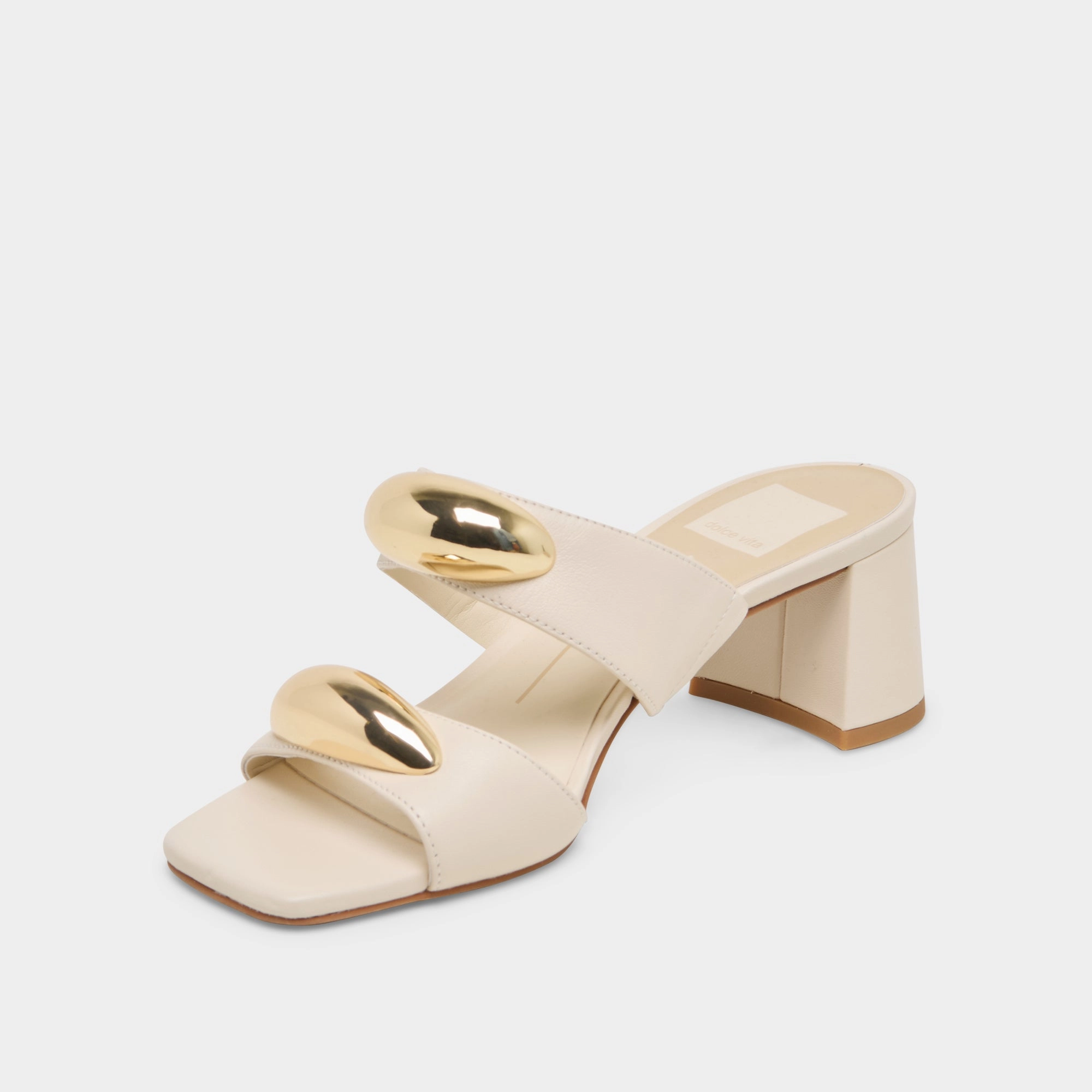 BARNET HEELS BONE LEATHER Photo Star Feminine Touch