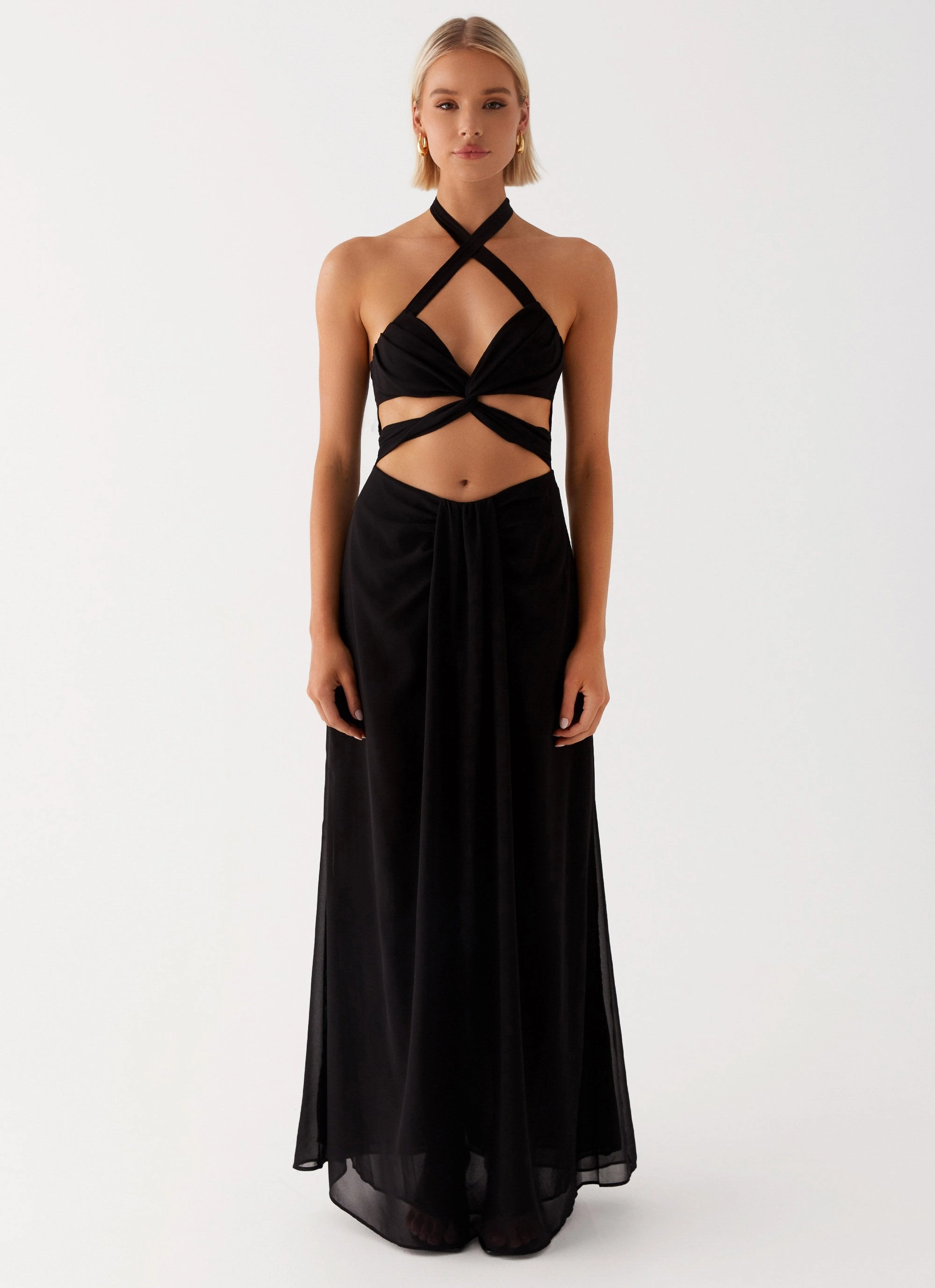 Lady Marmalade Maxi Dress - Black Sophisticated Touch