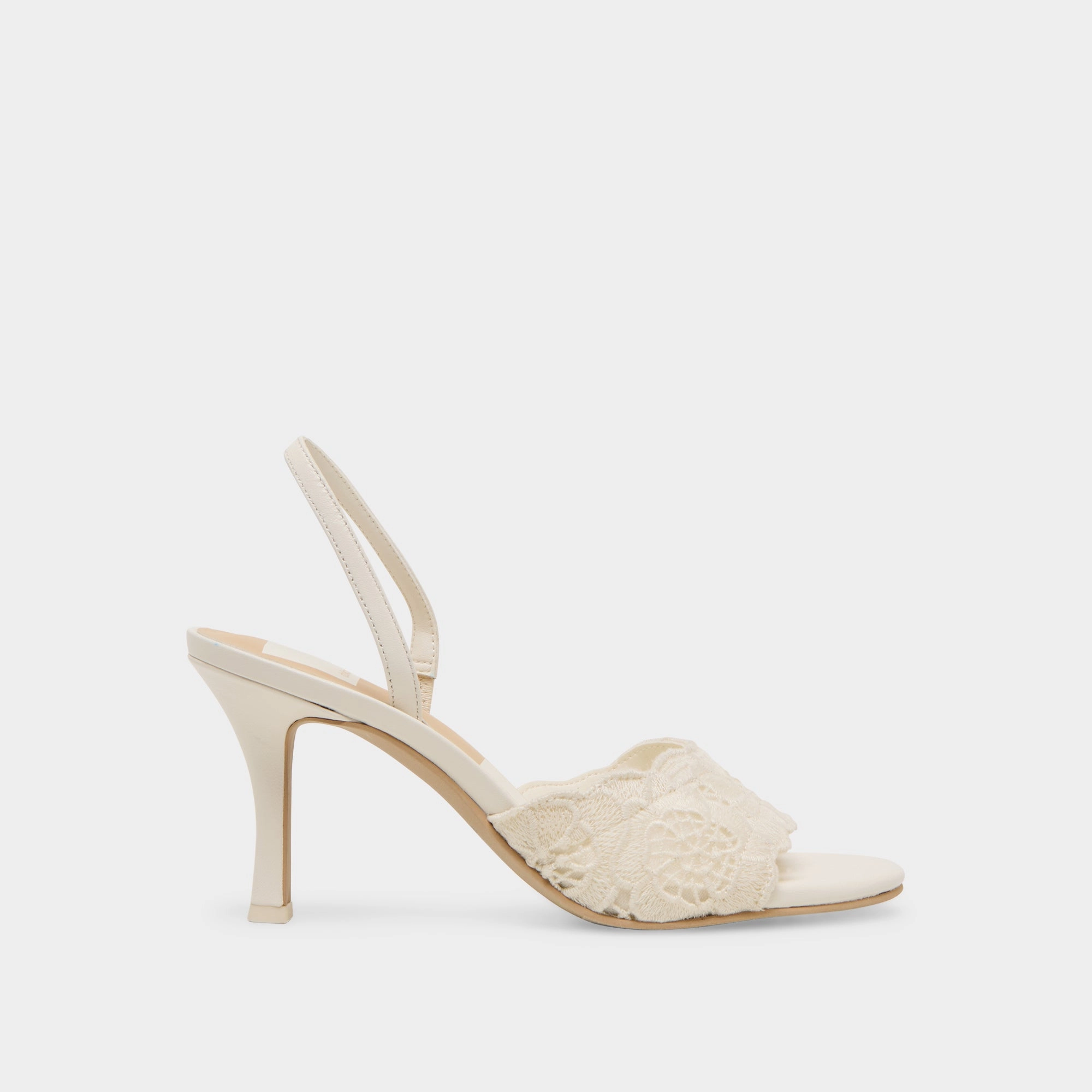 LARRA HEELS WHITE CROCHET Stylish Dress Shoes Premium boots