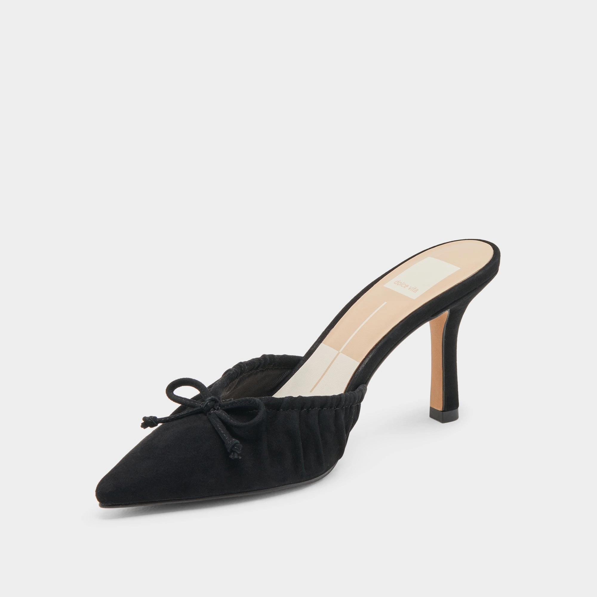 KAIRI HEELS ONYX SUEDE Romantic Date