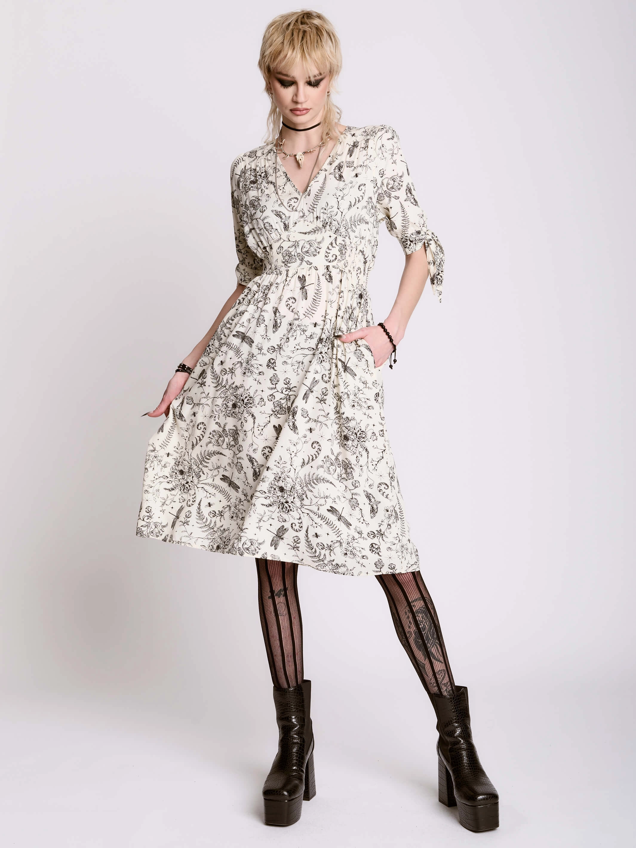 Ivory Victorian Dress Vibrant Edge Relax Layers