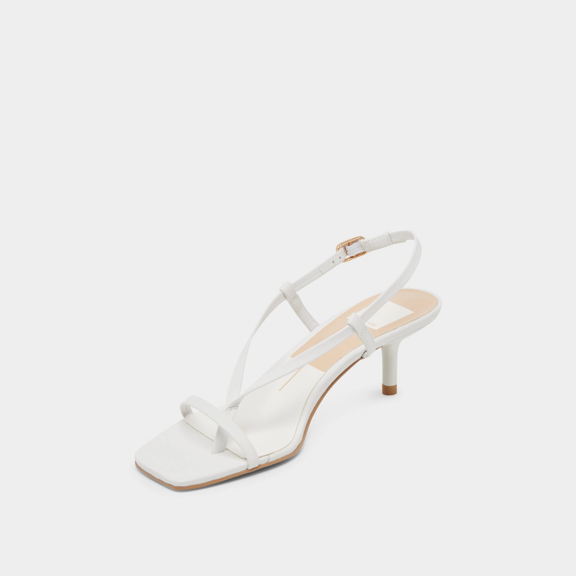 Work Edge NYC Style LAURY HEELS TRUE WHITE LEATHER