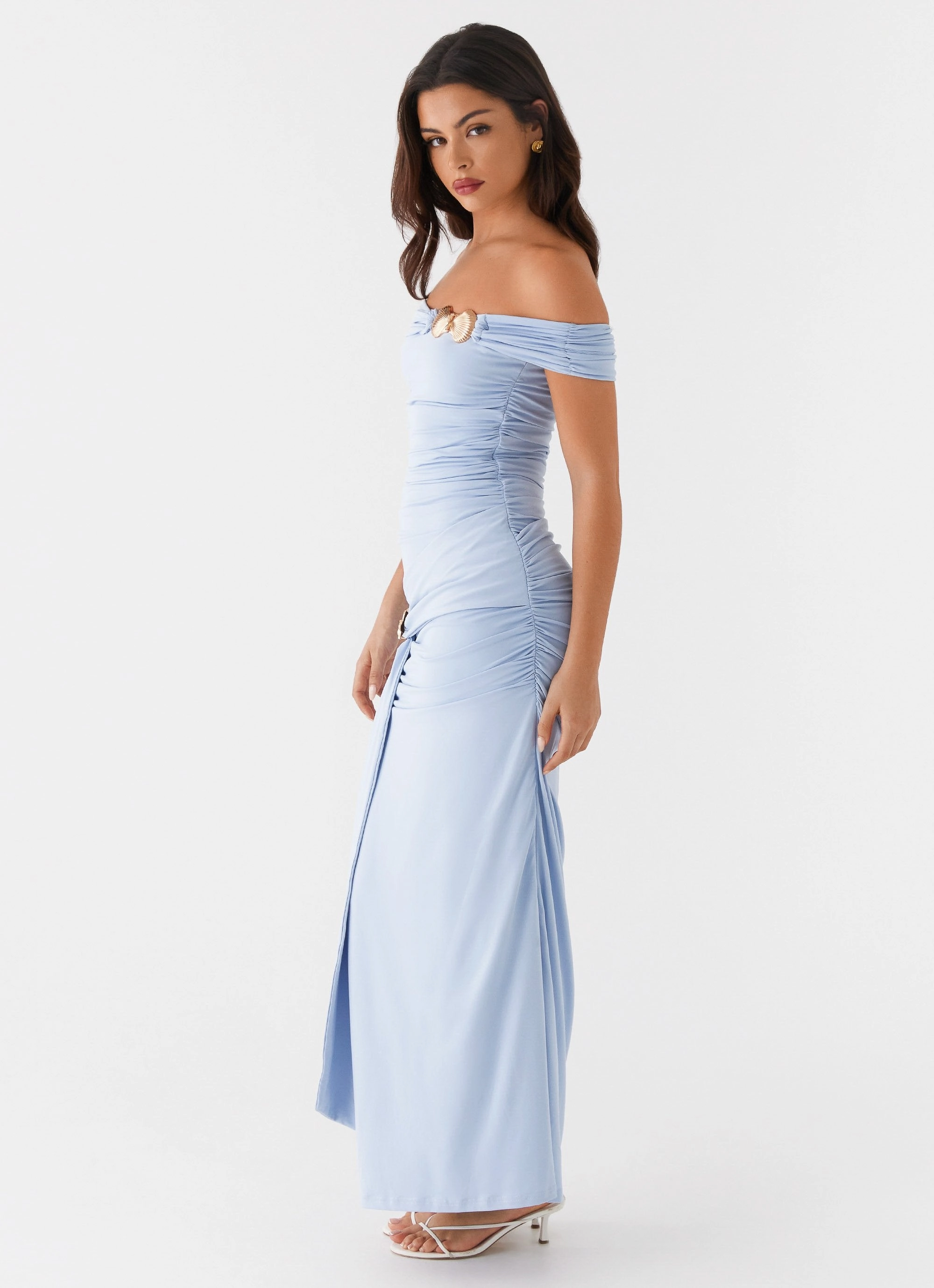 Majorly Maxi Dress - Blue Chill Edge Natural Aesthetic
