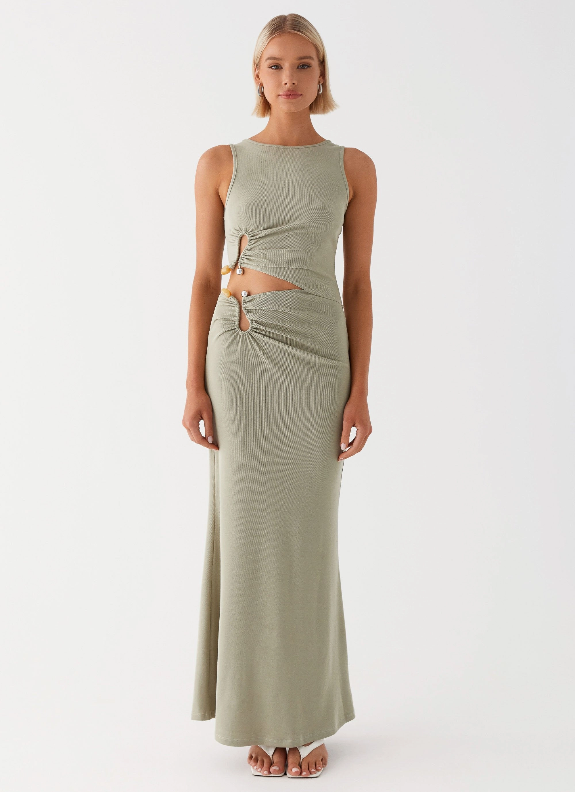 Comfy Flex Smart Layering Lennox Maxi Dress - Sage