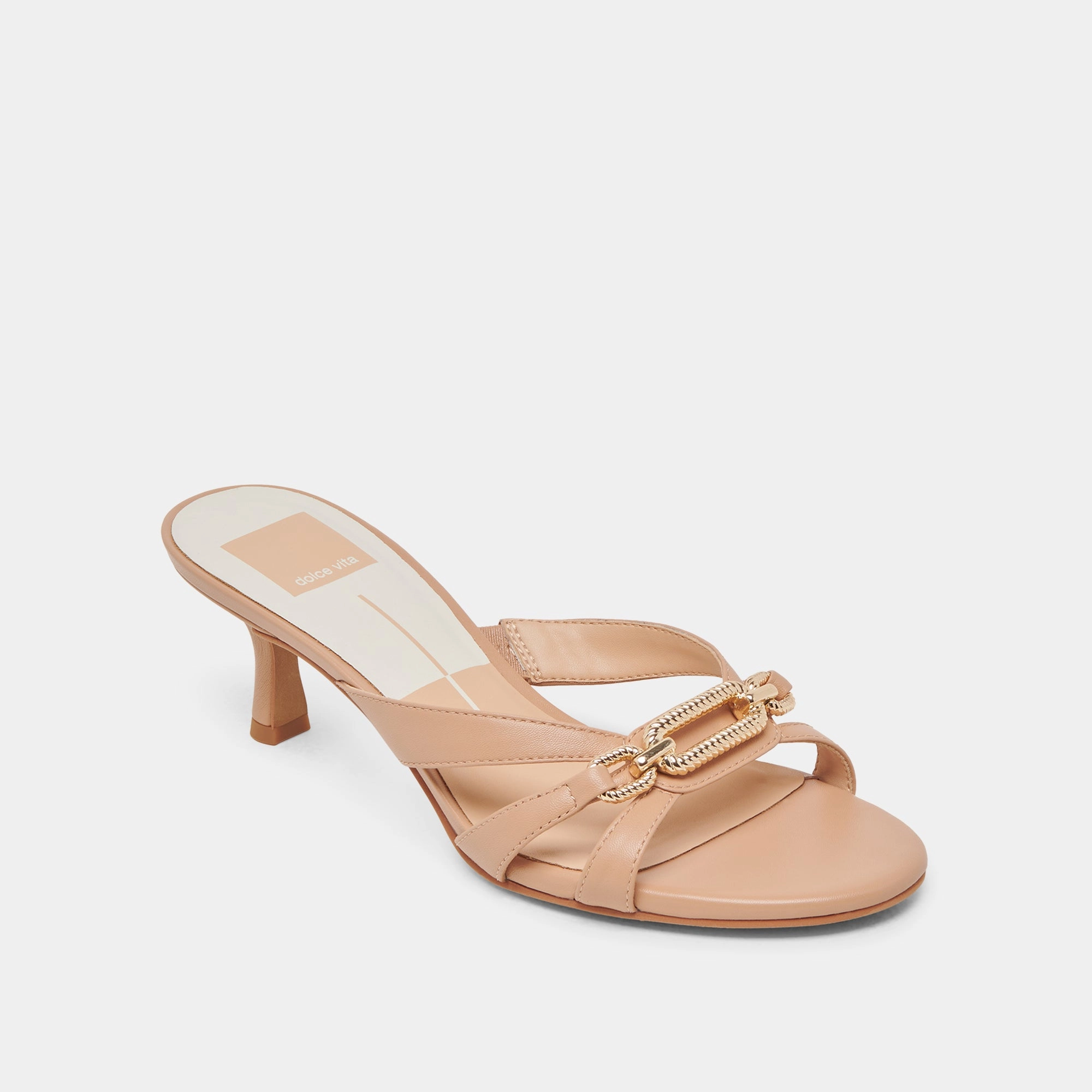 LERAH HEELS CAFE EMBOSSED LEATHER Comfortable Pumps