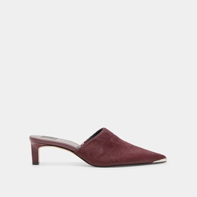 LEXY HEELS BERRY CALF HAIR Shock Ease