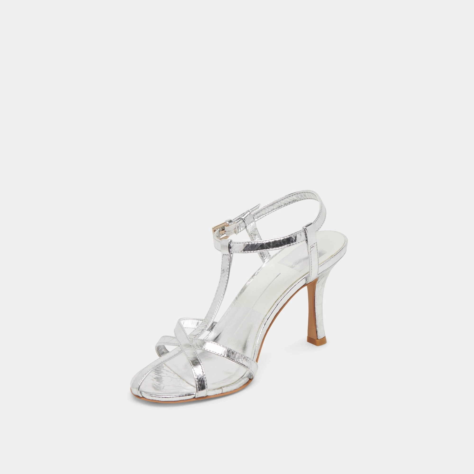 LIANE HEELS SILVER DISTRESSED LEATHER Casual Wear