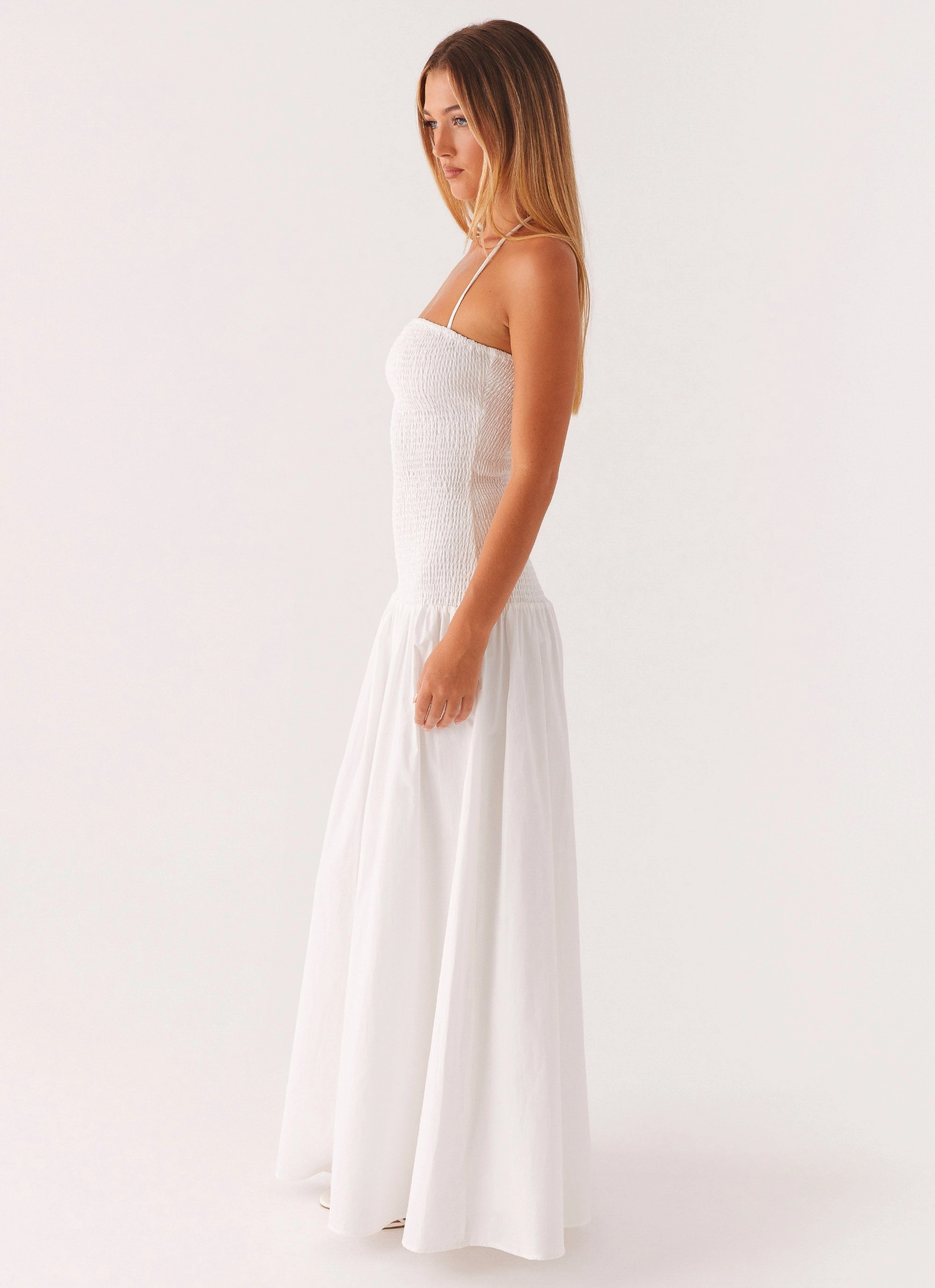 Zahra Maxi Dress - White Chic Wear Ethically-Made