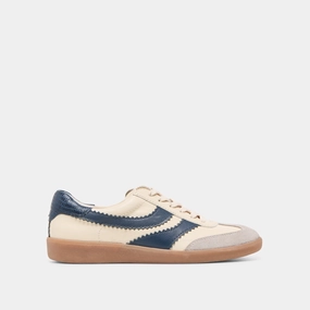 MERIT SNEAKERS WHITE NAVY LEATHER Anti Odor Tech