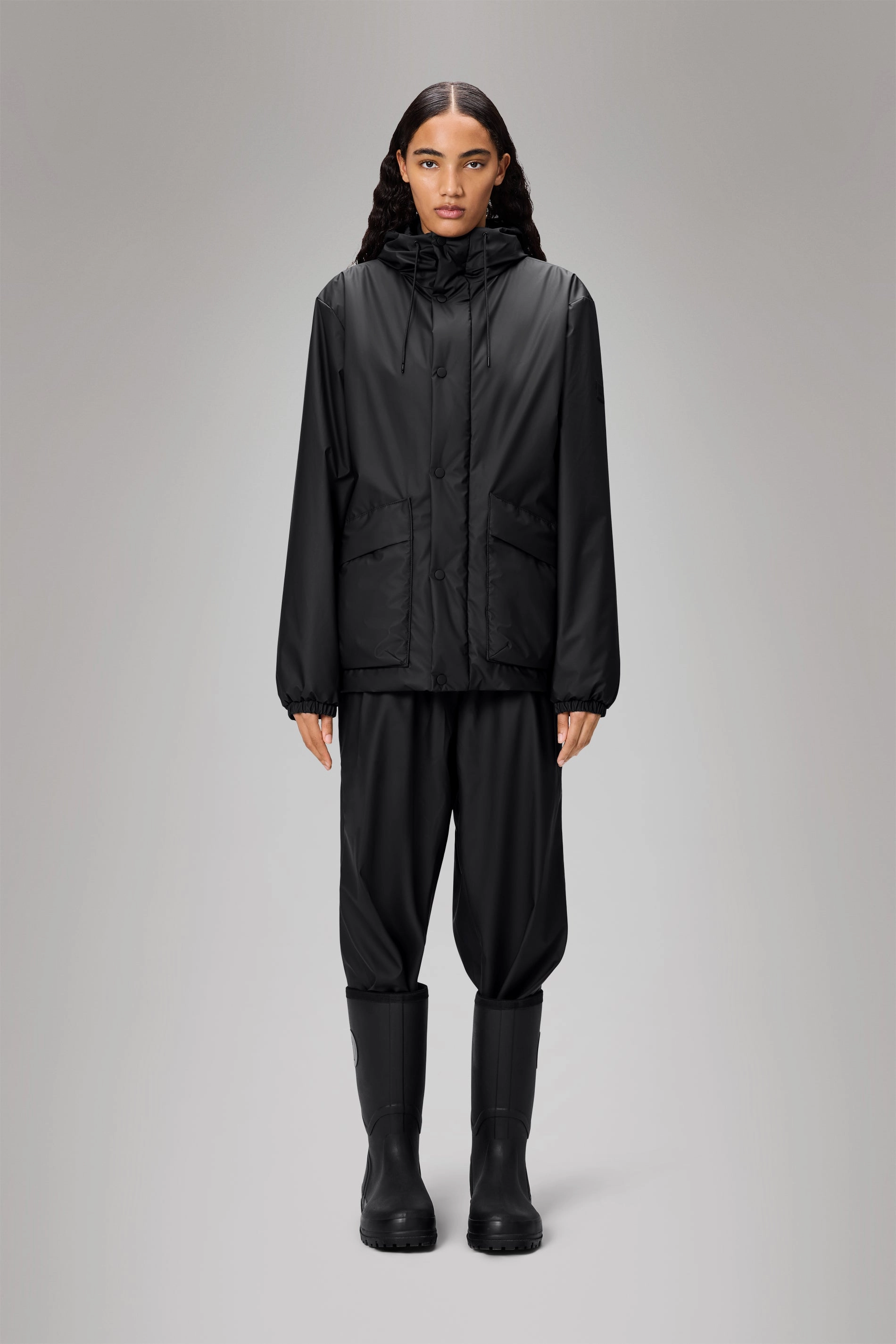 Lohja Insulated Cargo Jacket Compression Fit Design Chill Commute Fit