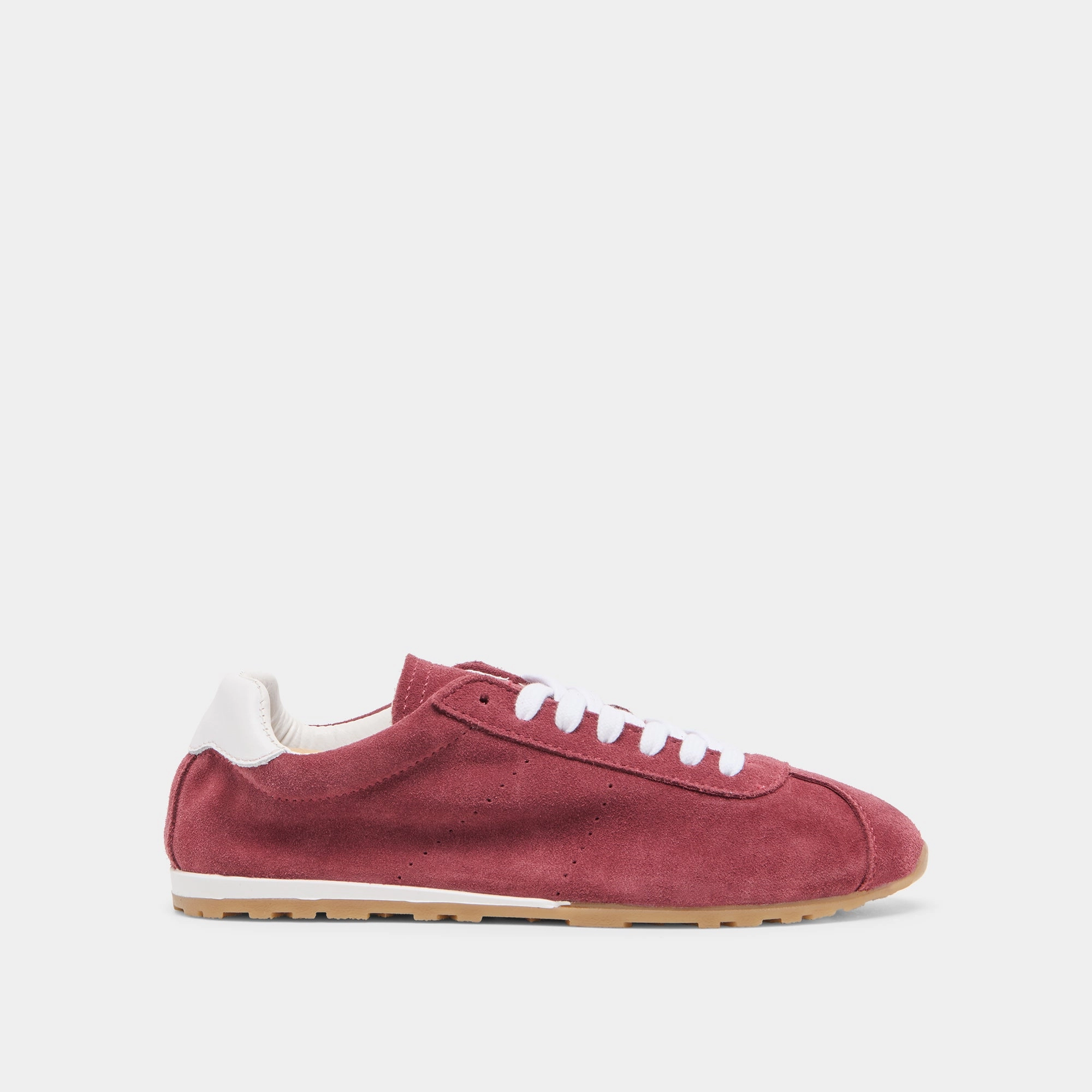 SERINA SNEAKERS BURGUNDY SUEDE Flex grooves