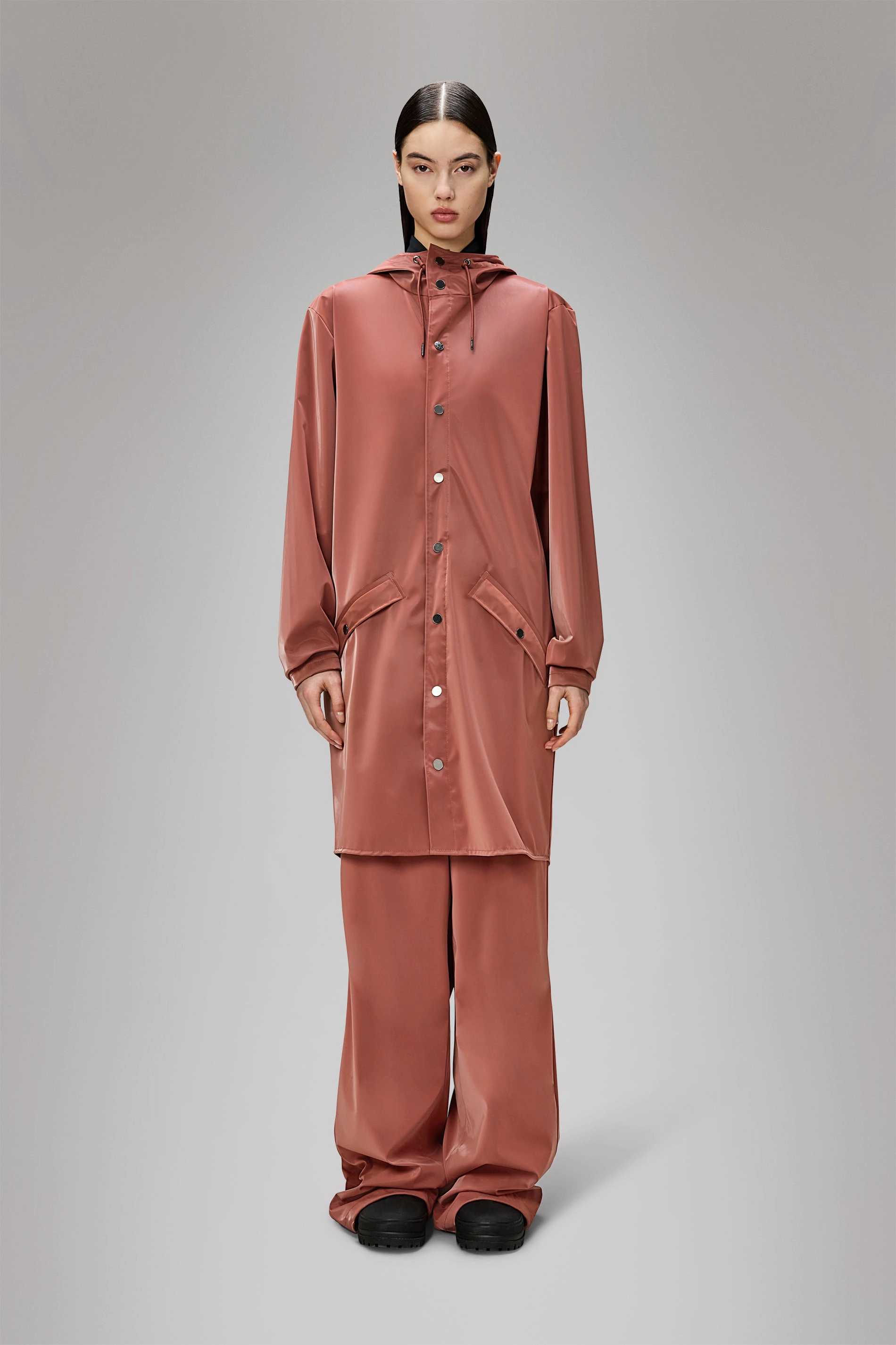 Long Jacket Urban Hike Style Quilted Insulation