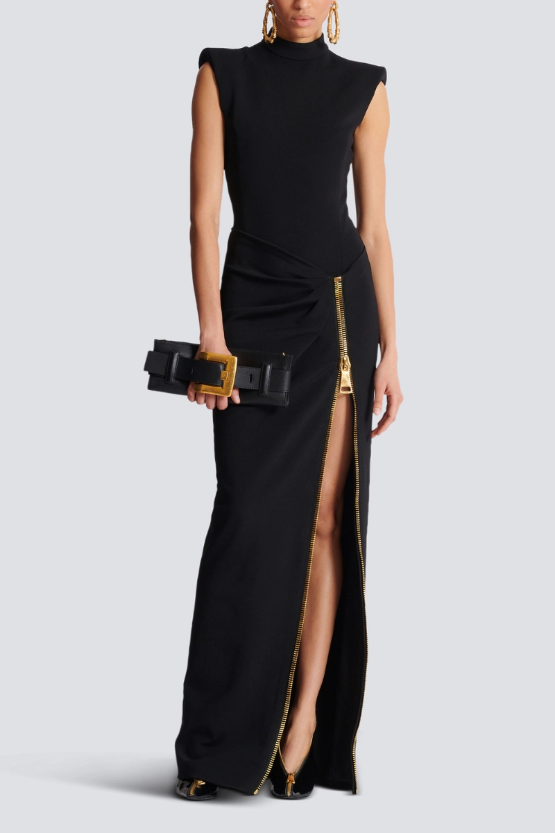 Flawless Waistband Hand-Wash Long Jersey Dress