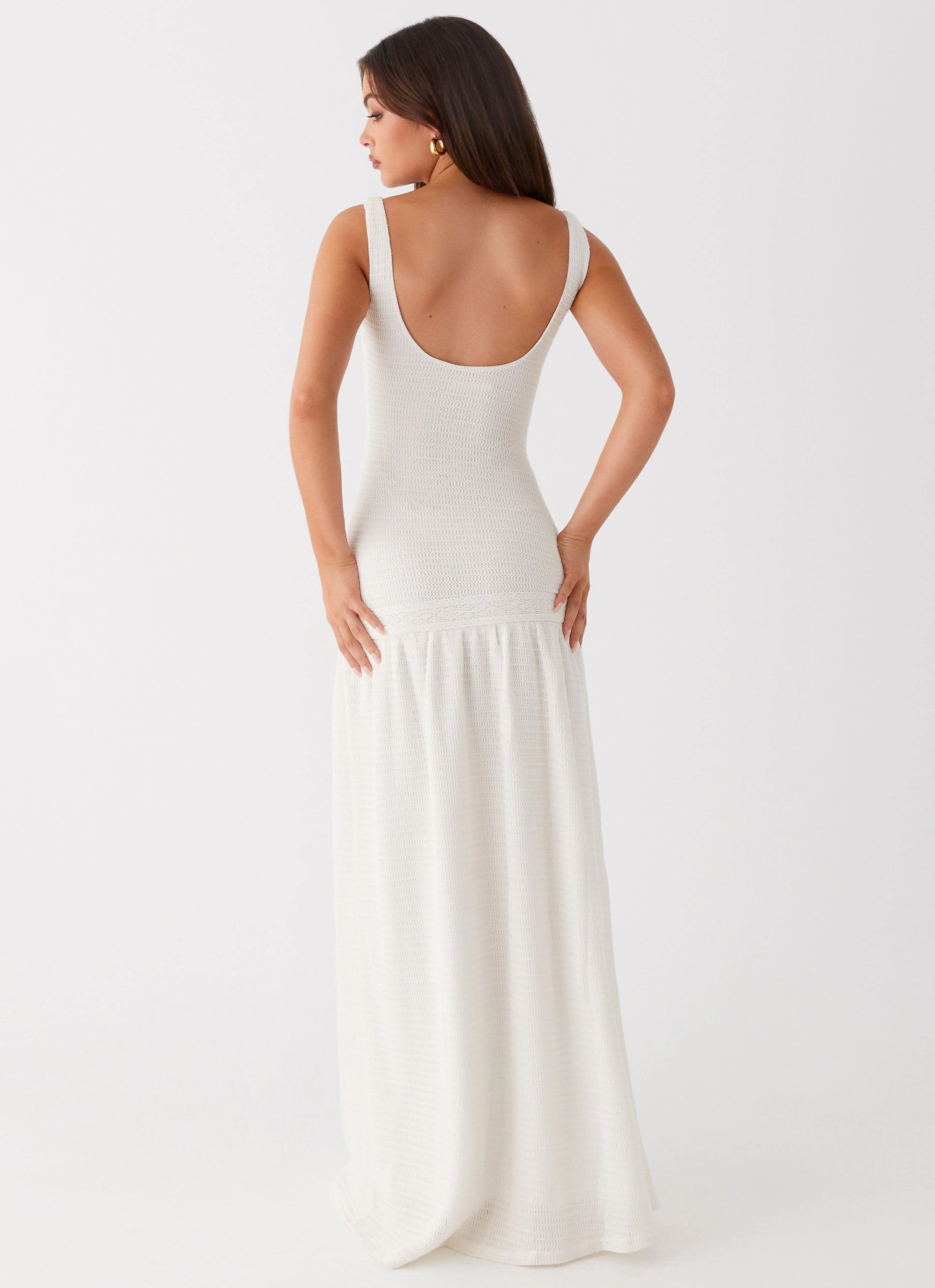 Lyrical Maxi Dress - Ivory Natural Fit