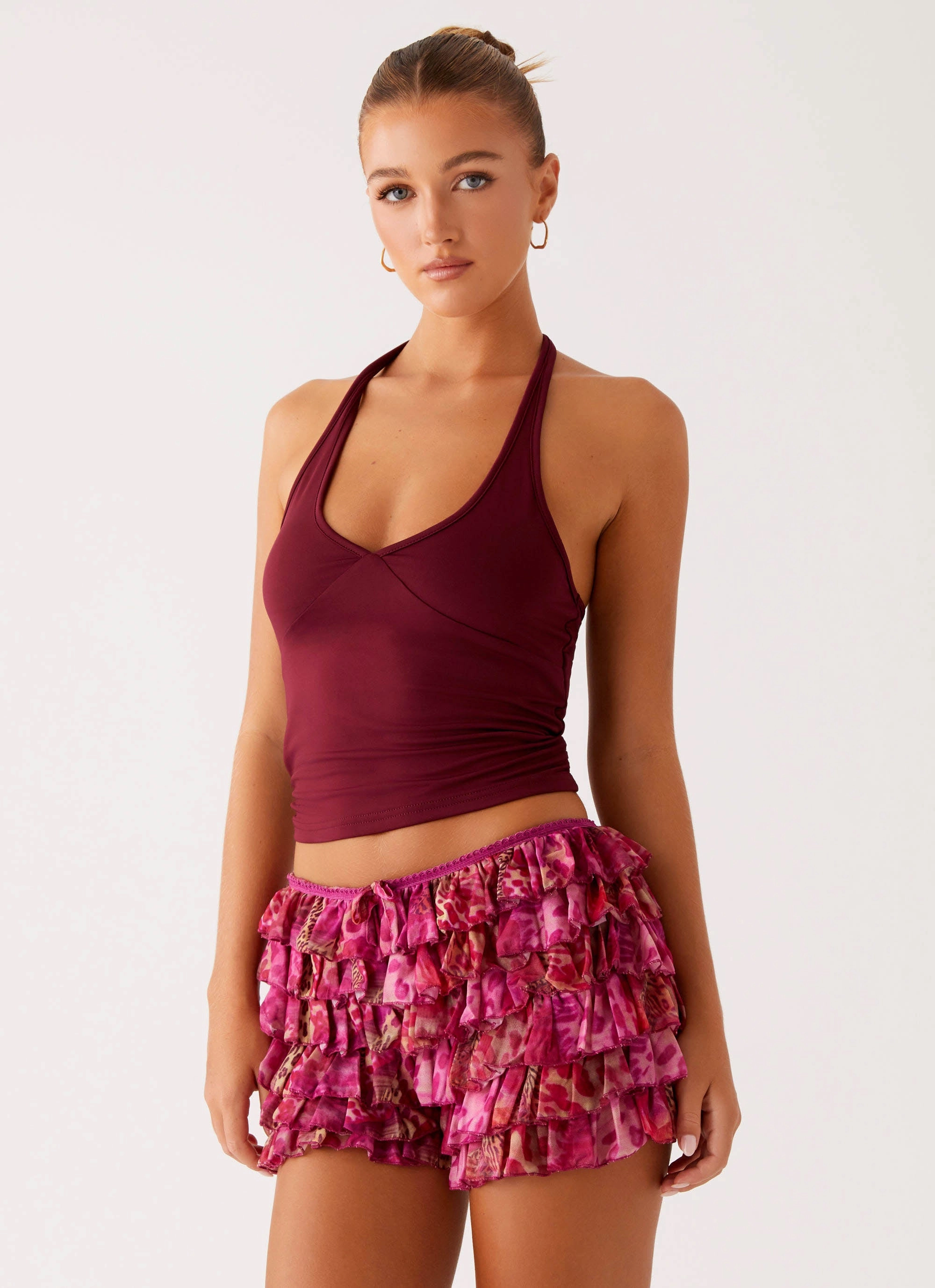 Fit Design Entertain Me Bloomer Shorts - Lavender Lagoon