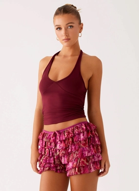 Fit Design Entertain Me Bloomer Shorts - Lavender Lagoon