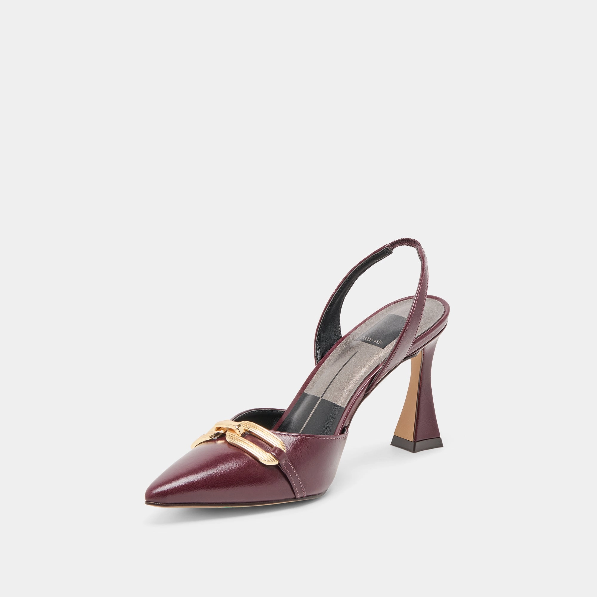 MALIK HEELS CRANBERRY CRINKLE PATENT Brunch Spark Comfortable fit
