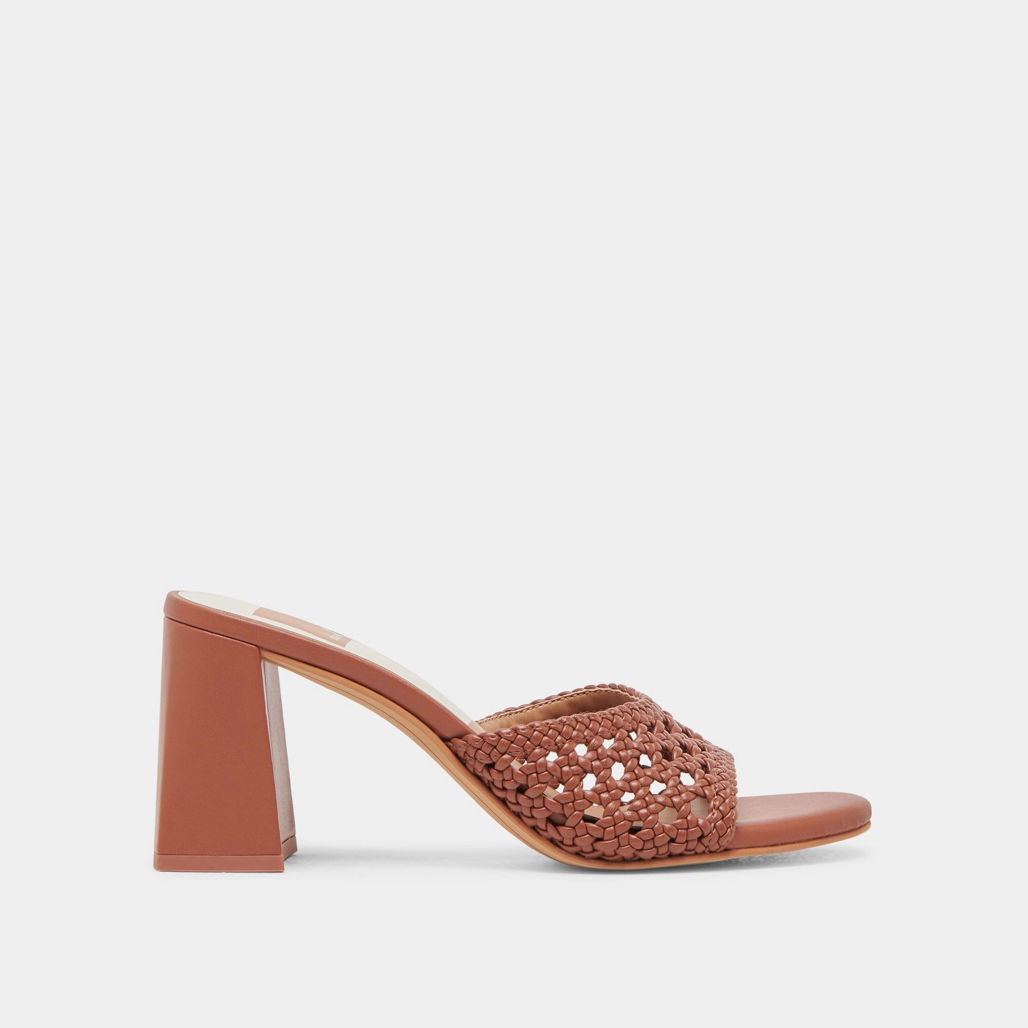 Comfortable Heel MARGOE HEELS COGNAC WOVEN STELLA