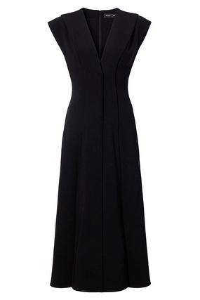 Work Comfort Matte Viscose Crepe Dress